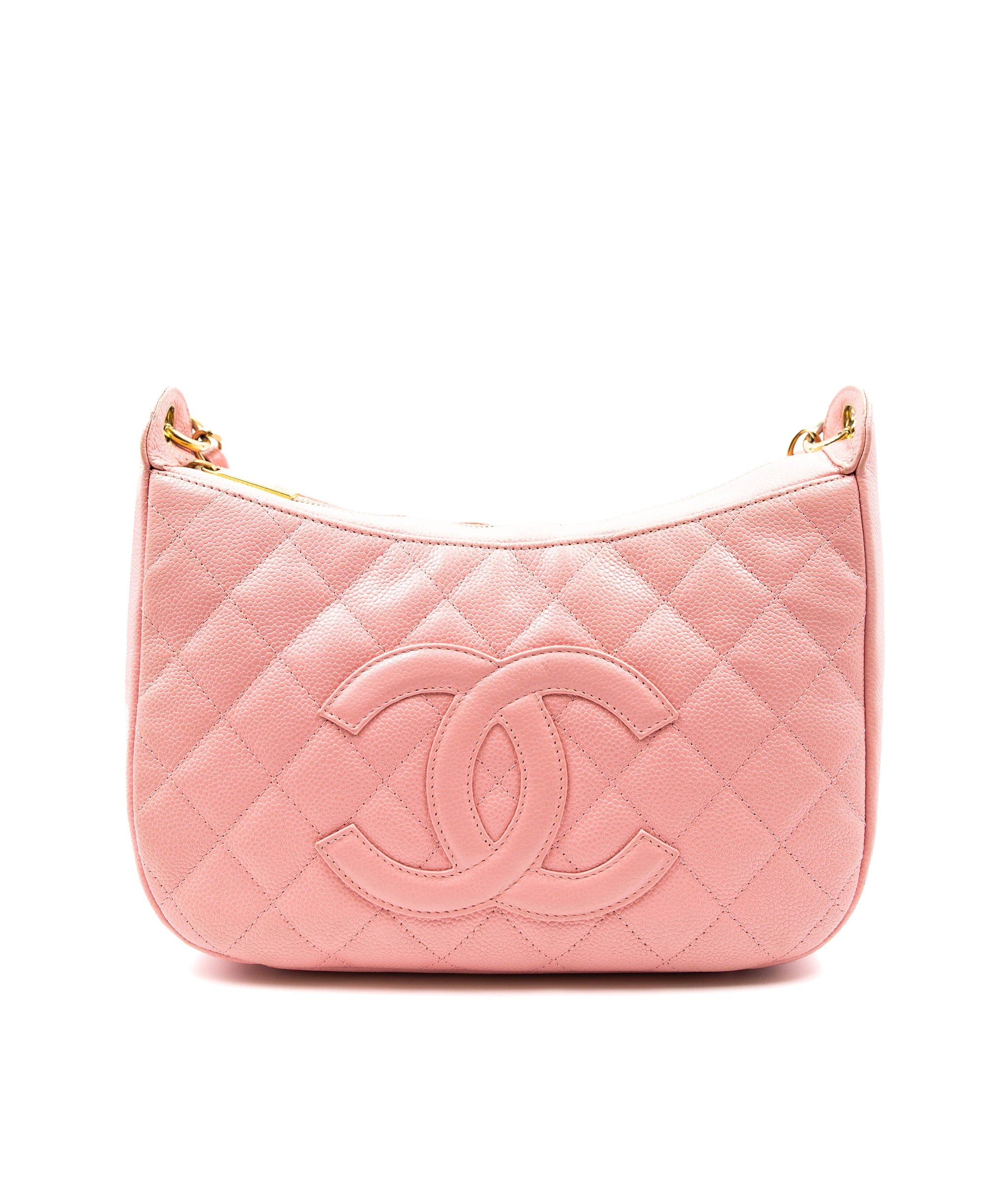 Chanel Chanel Pink Caviar Skin Pochette Bag PXL1519