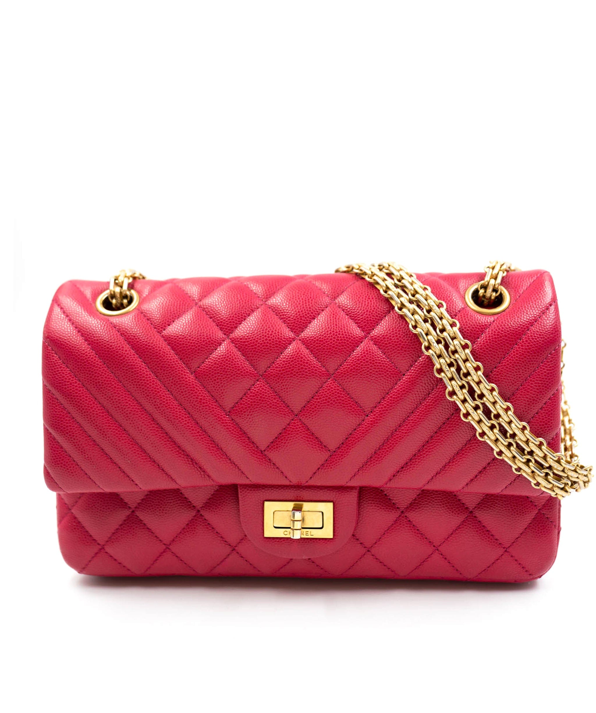 Chanel Chanel Pink caviar skin reissue classic flap bag - AWL3811