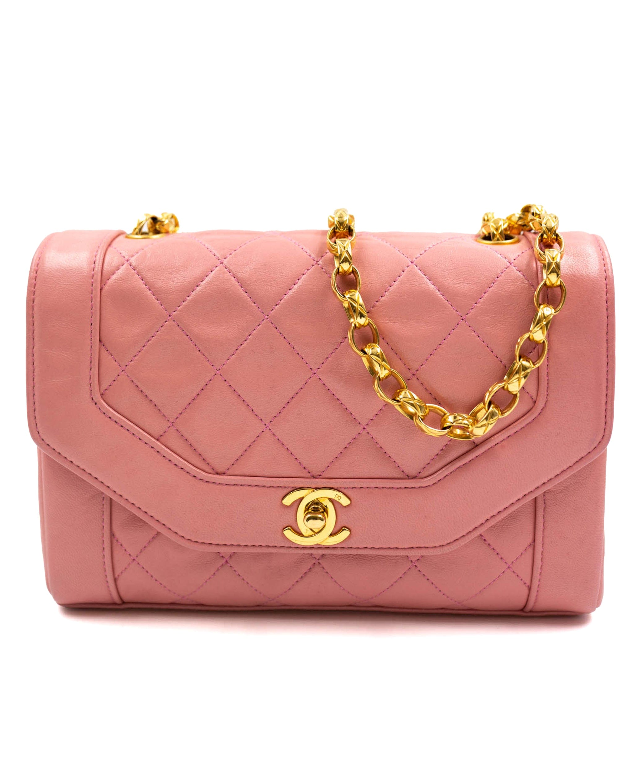 Chanel Chanel Pink Diana Flap Bag - AWL3634