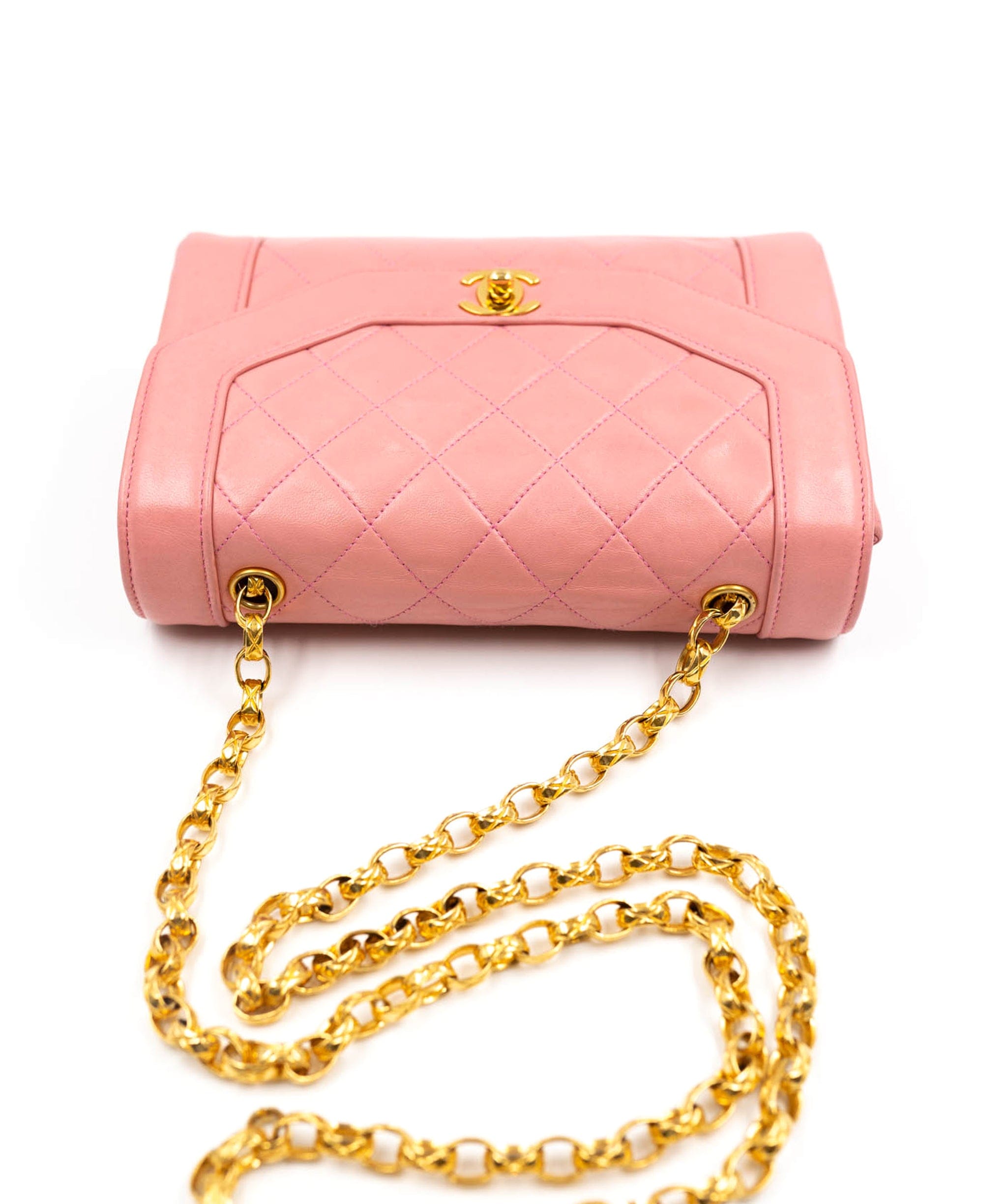 Chanel Chanel Pink Diana Flap Bag - AWL3634