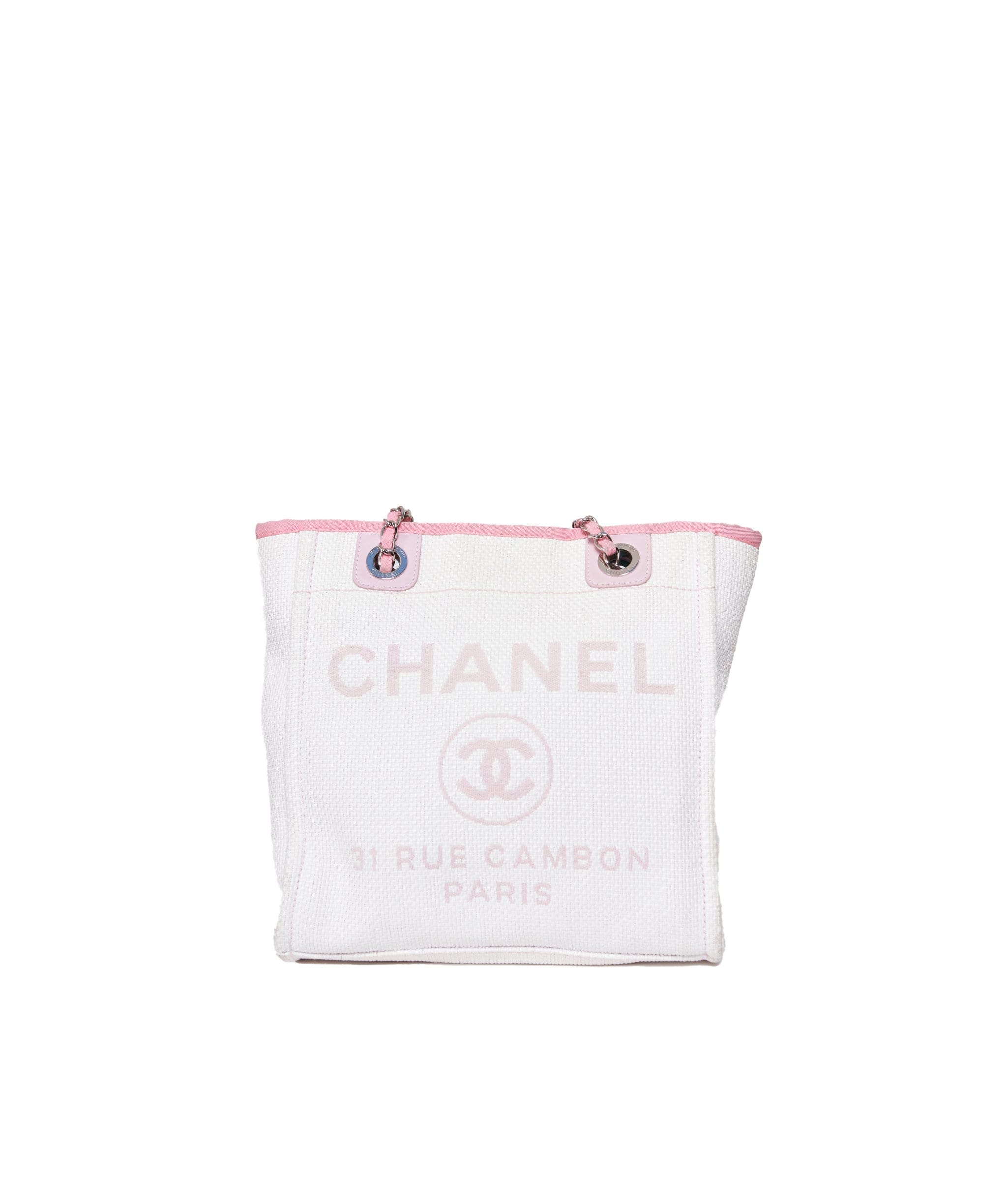 Chanel Chanel Pink Small Deauville Tote Bag MW2441