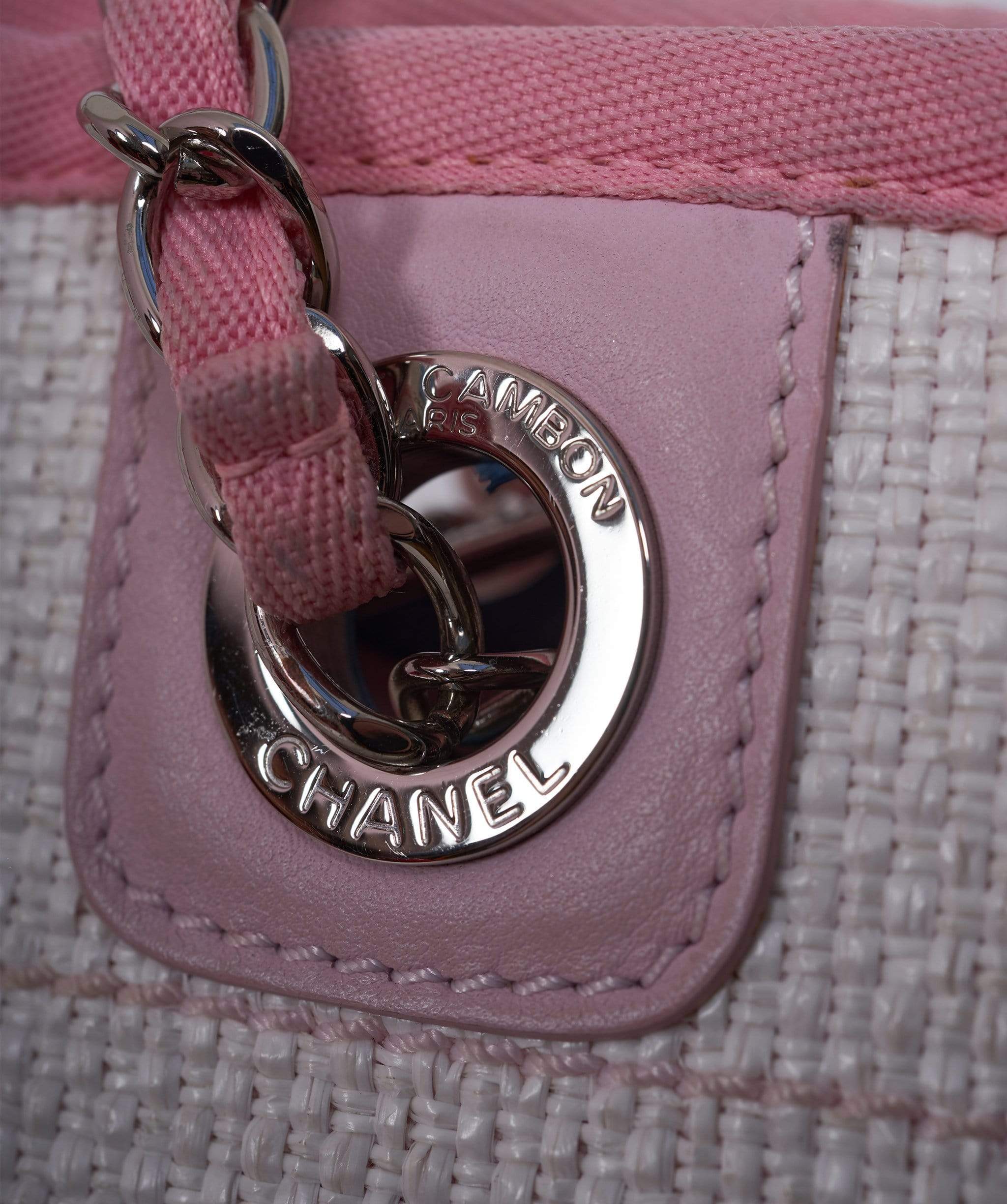 Chanel Chanel Pink Small Deauville Tote Bag MW2441