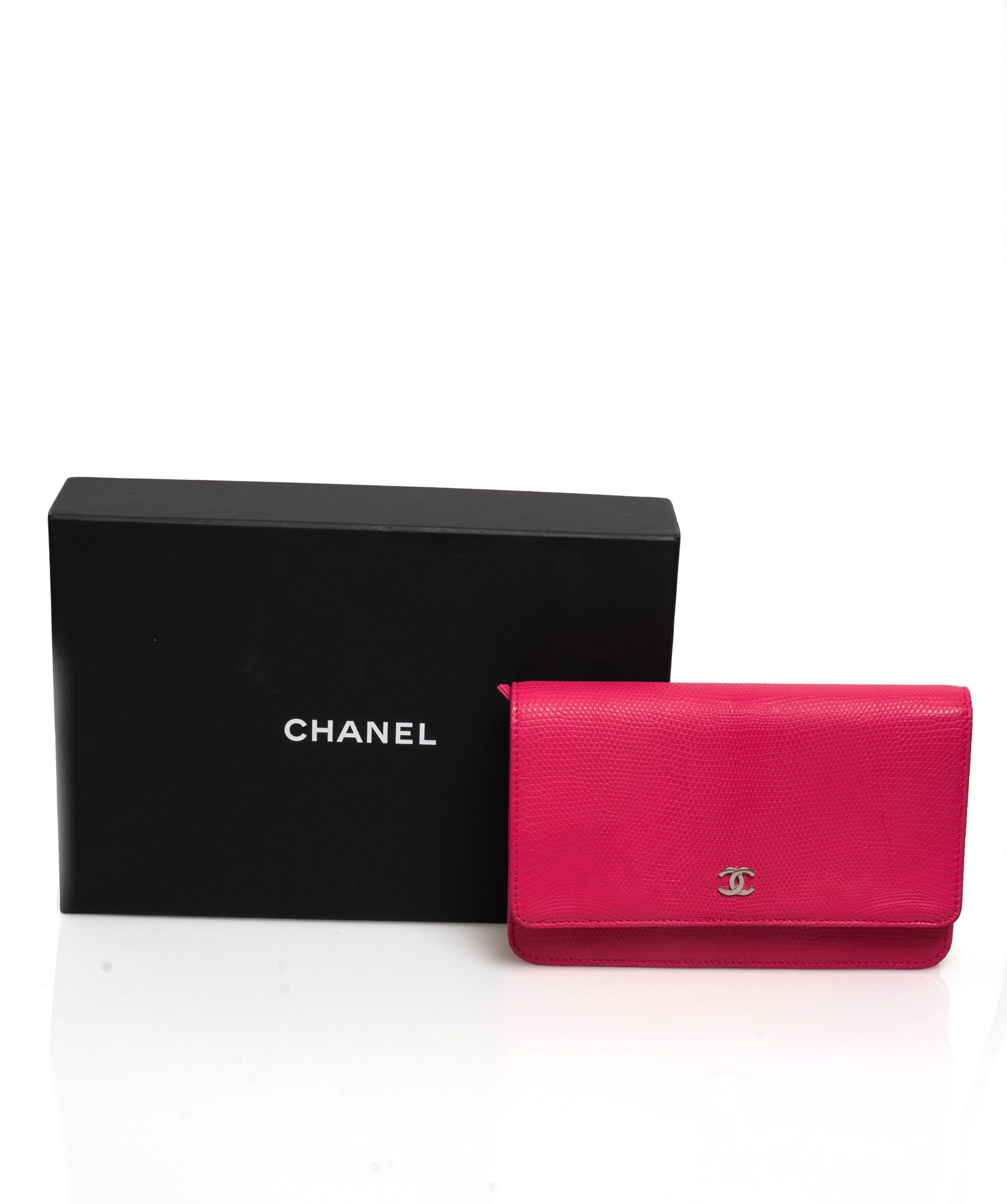 Chanel Chanel Pink WOC Lizard NW3114