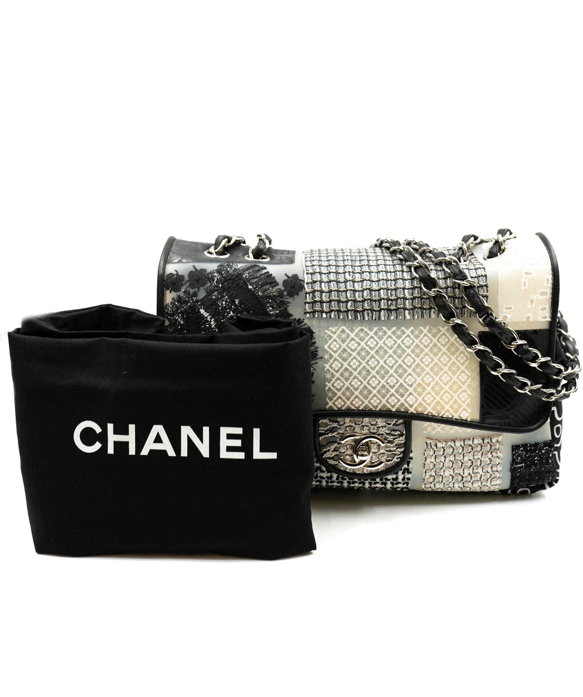 Chanel Chanel PVC Jumbo patchwork bag SHW - AWL3984