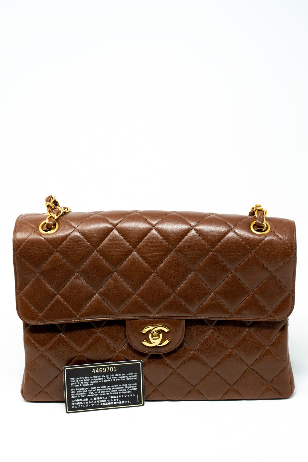 Chanel Chanel Quilted Brown Shoulder Bag  ADL2071