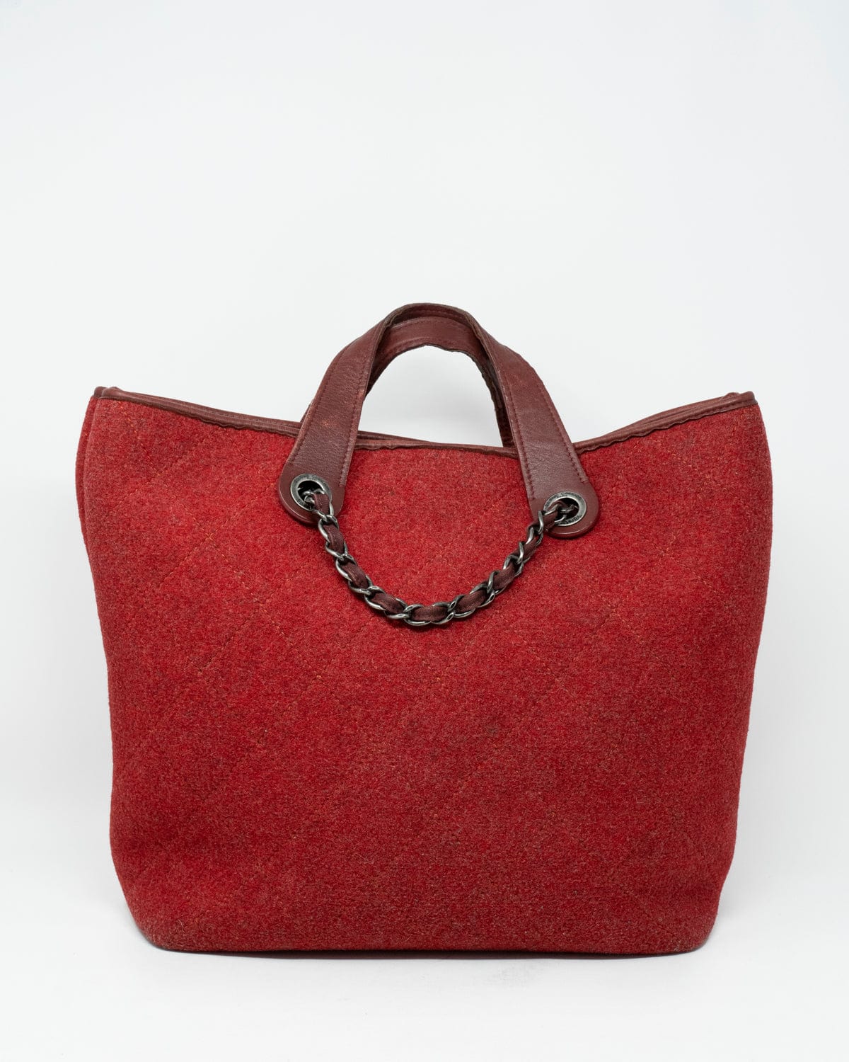 Chanel Chanel Red Canvas Pop Tote Bag PHW - AGL1893