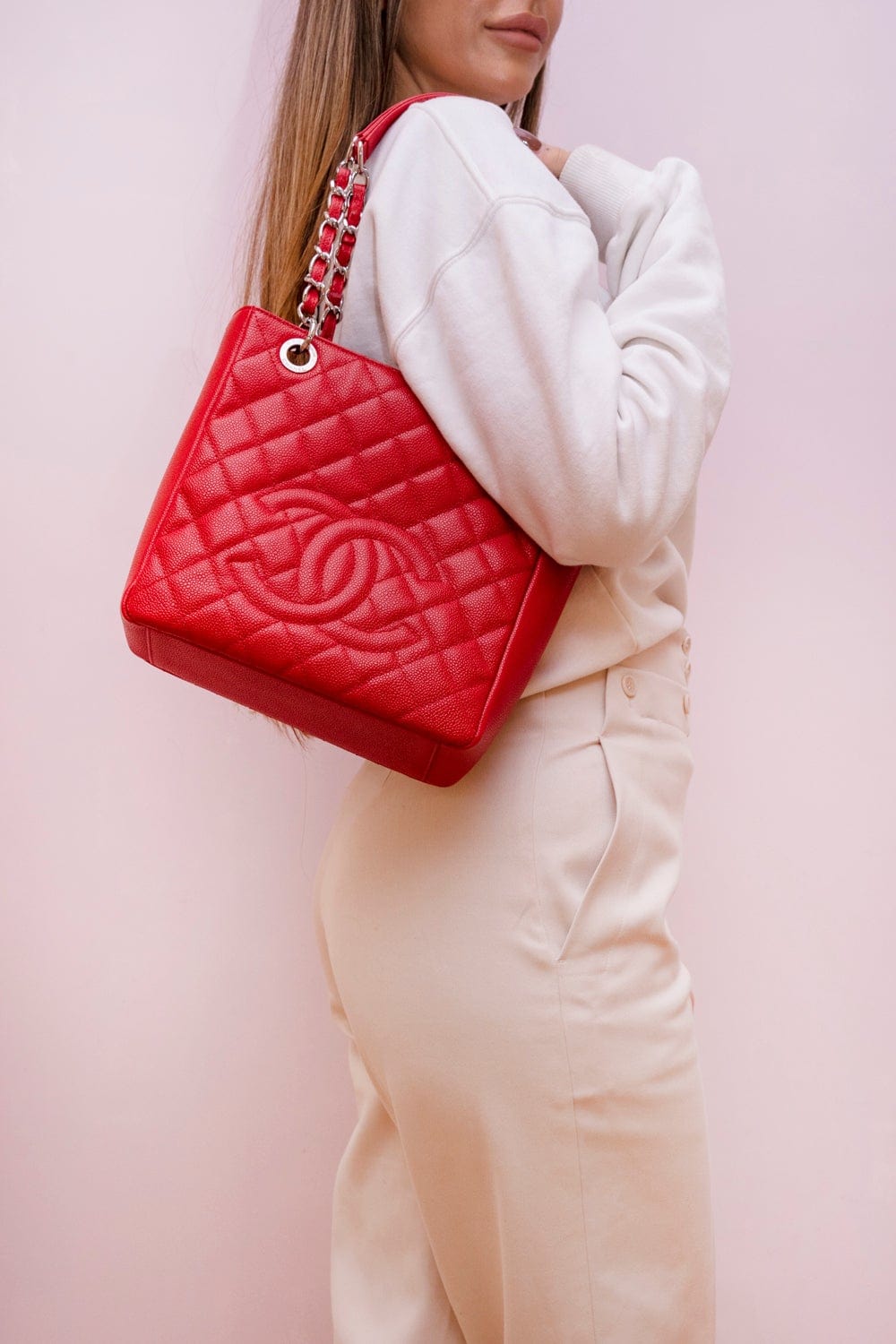 Chanel Chanel Red Caviar PST - RJL1335