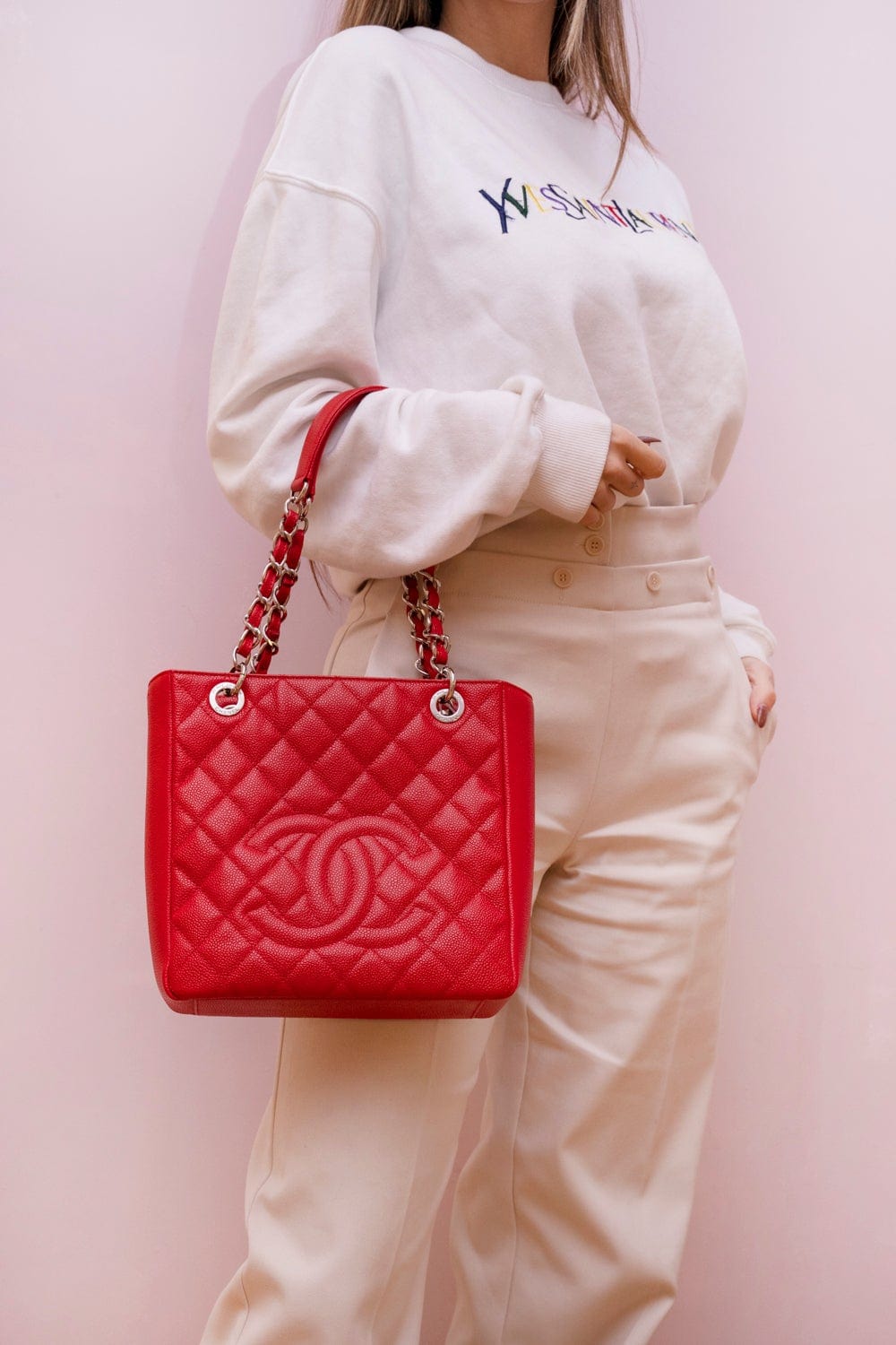 Chanel Chanel Red Caviar PST - RJL1335