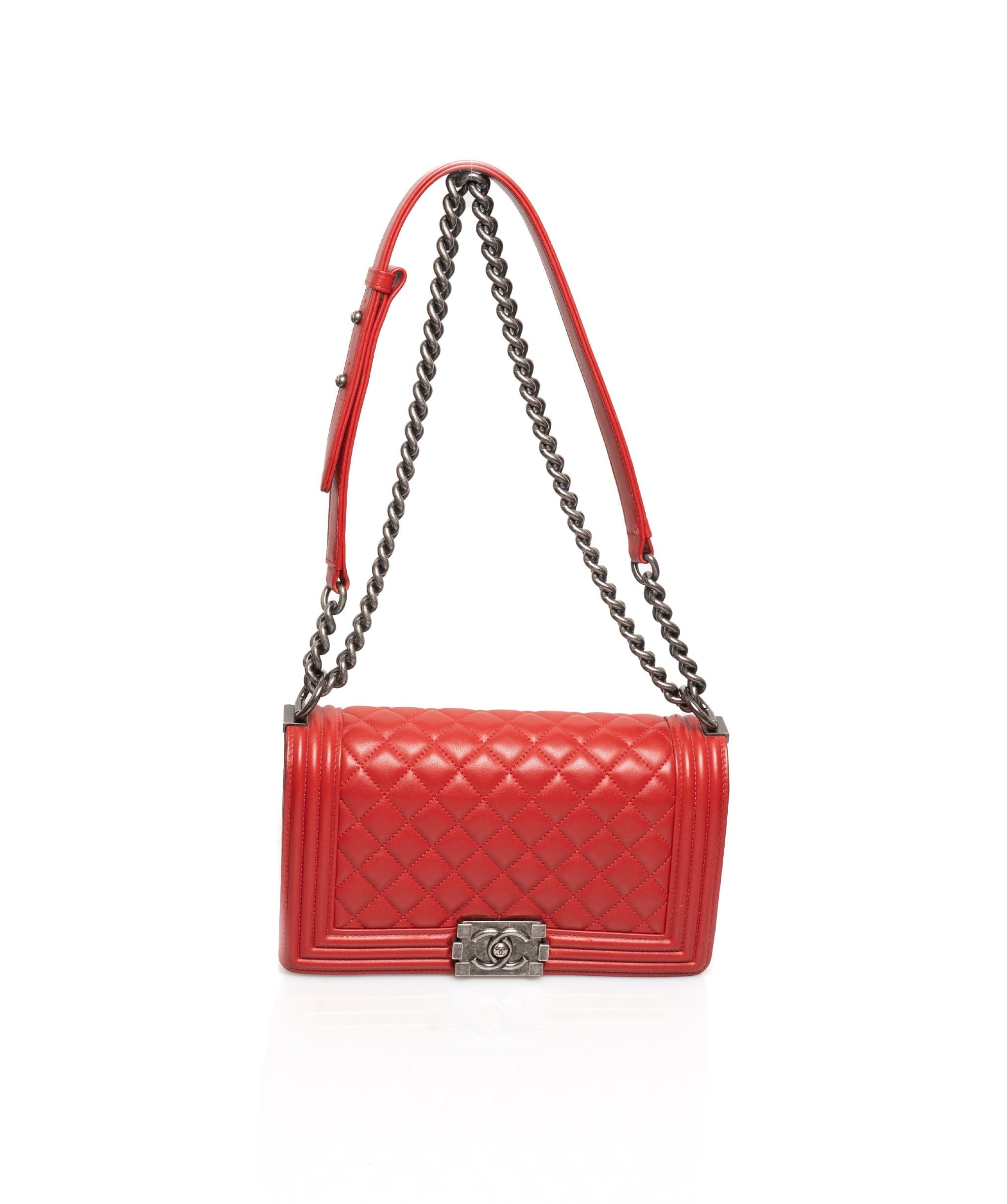 Chanel Chanel Red New Medium Boy Bag - ADL1302