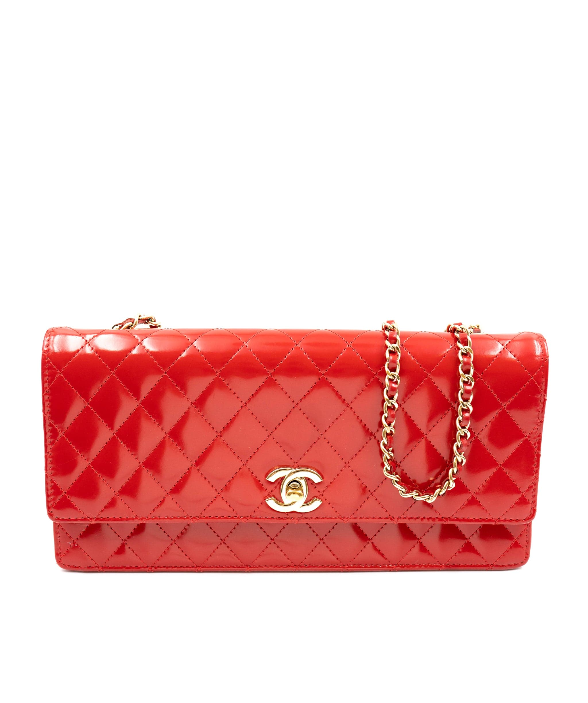 Chanel Chanel Red patent bag AGC1336