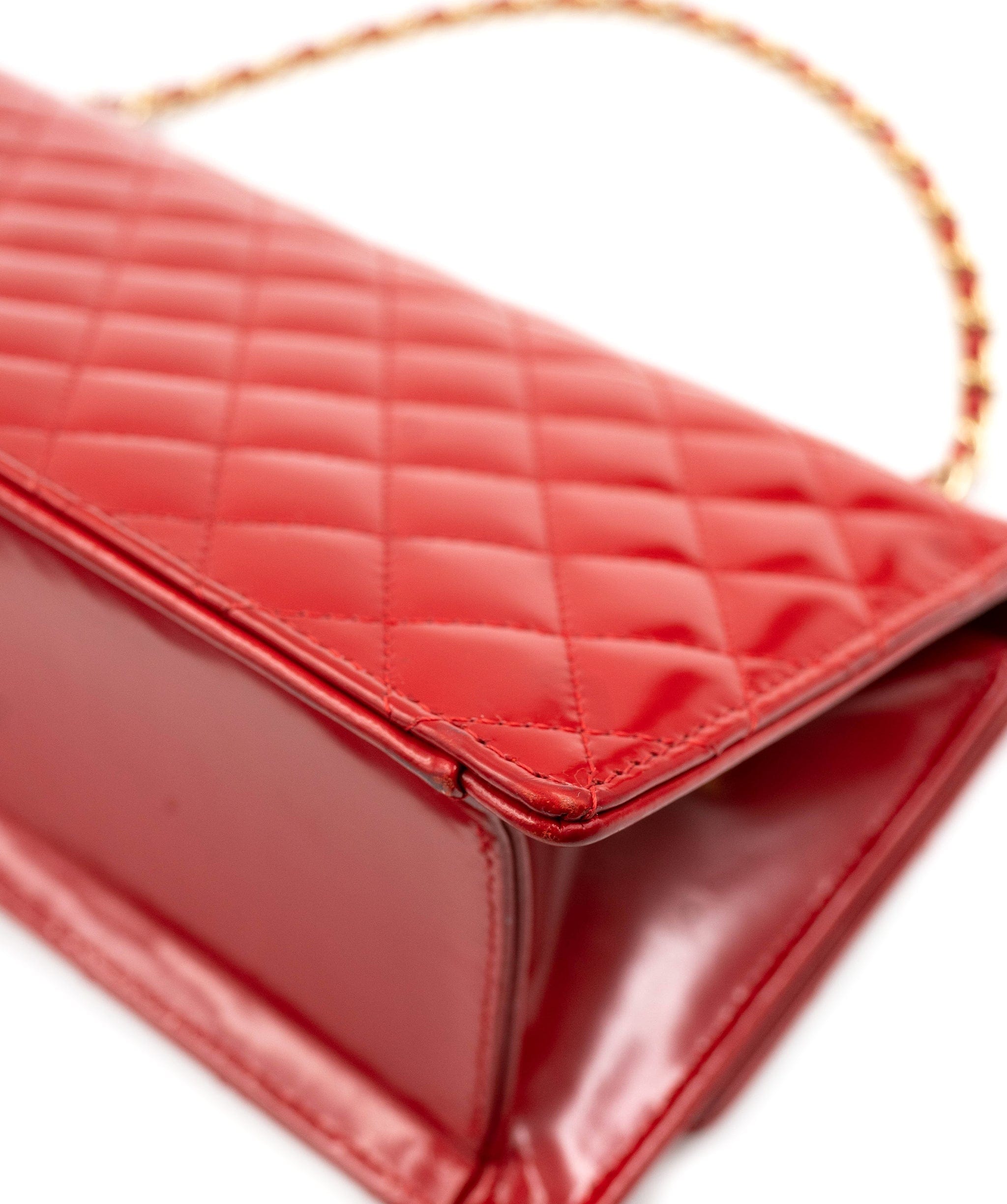 Chanel Chanel Red patent bag AGC1336