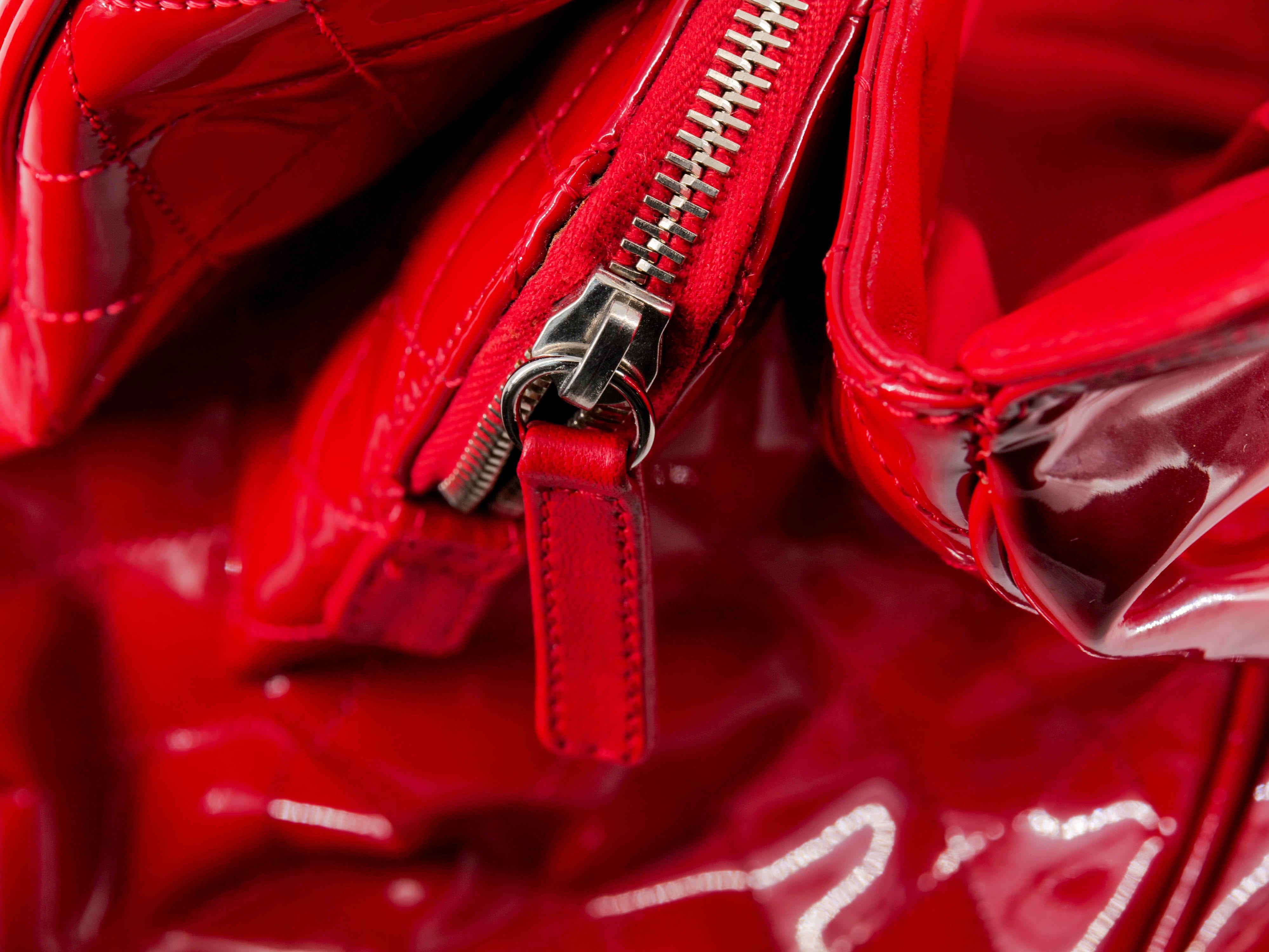 Chanel Chanel Red PVC Tote bag RJL1700