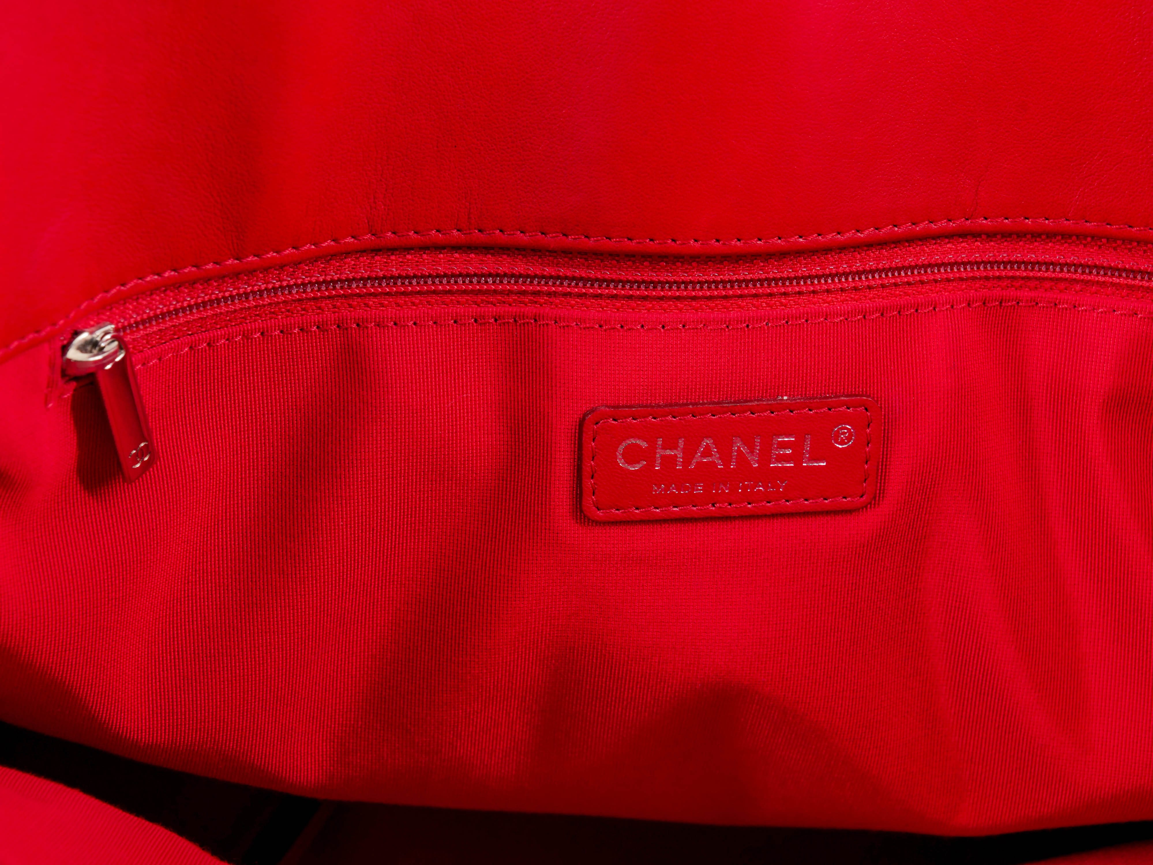 Chanel Chanel Red PVC Tote bag RJL1700