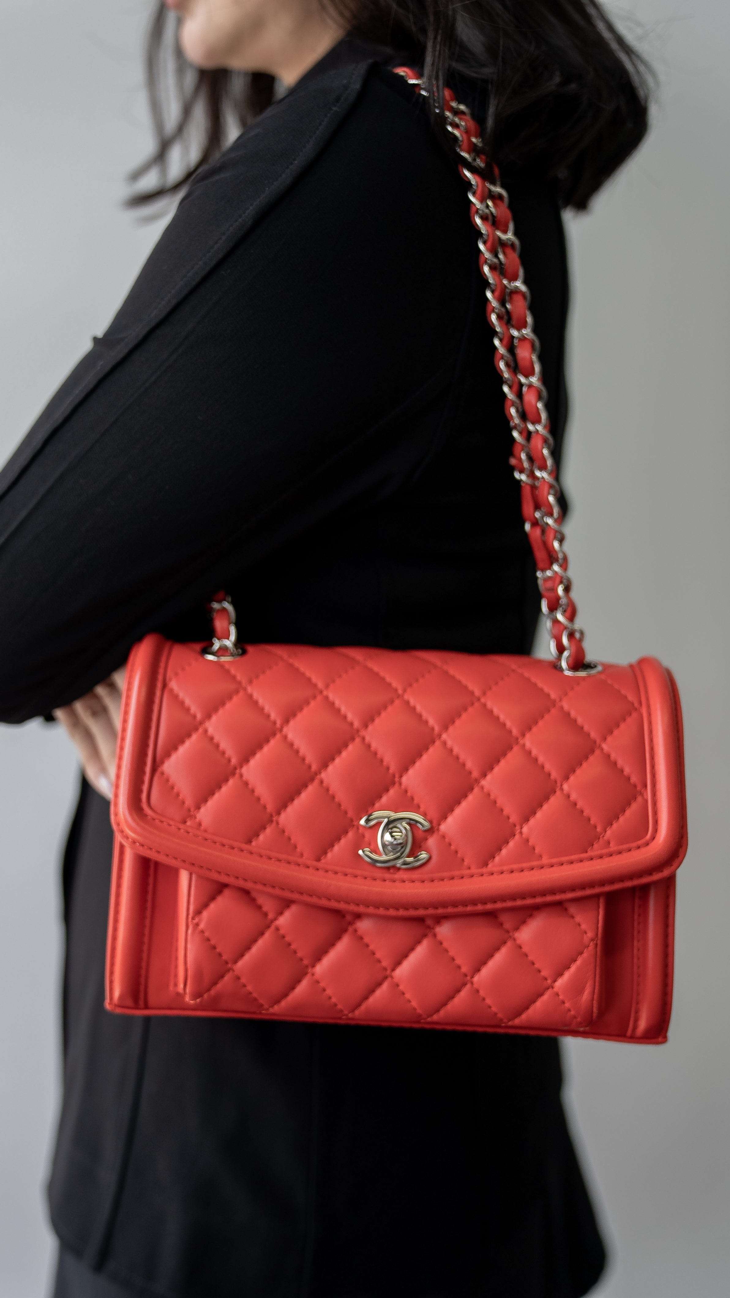 Chanel Chanel Red Shoulder Bag RJL1813