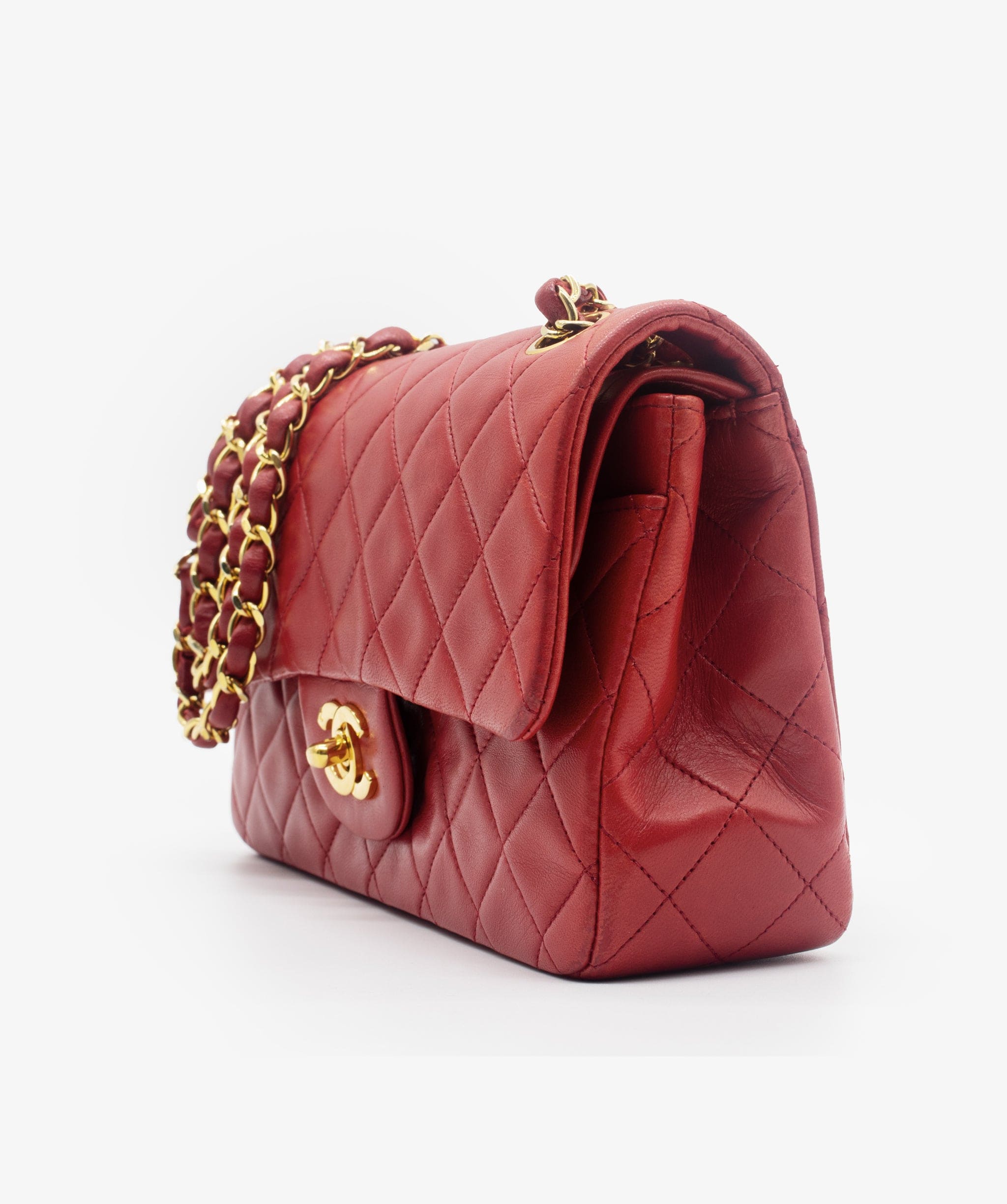 Chanel Chanel Red Small Classic Flap UKL1006