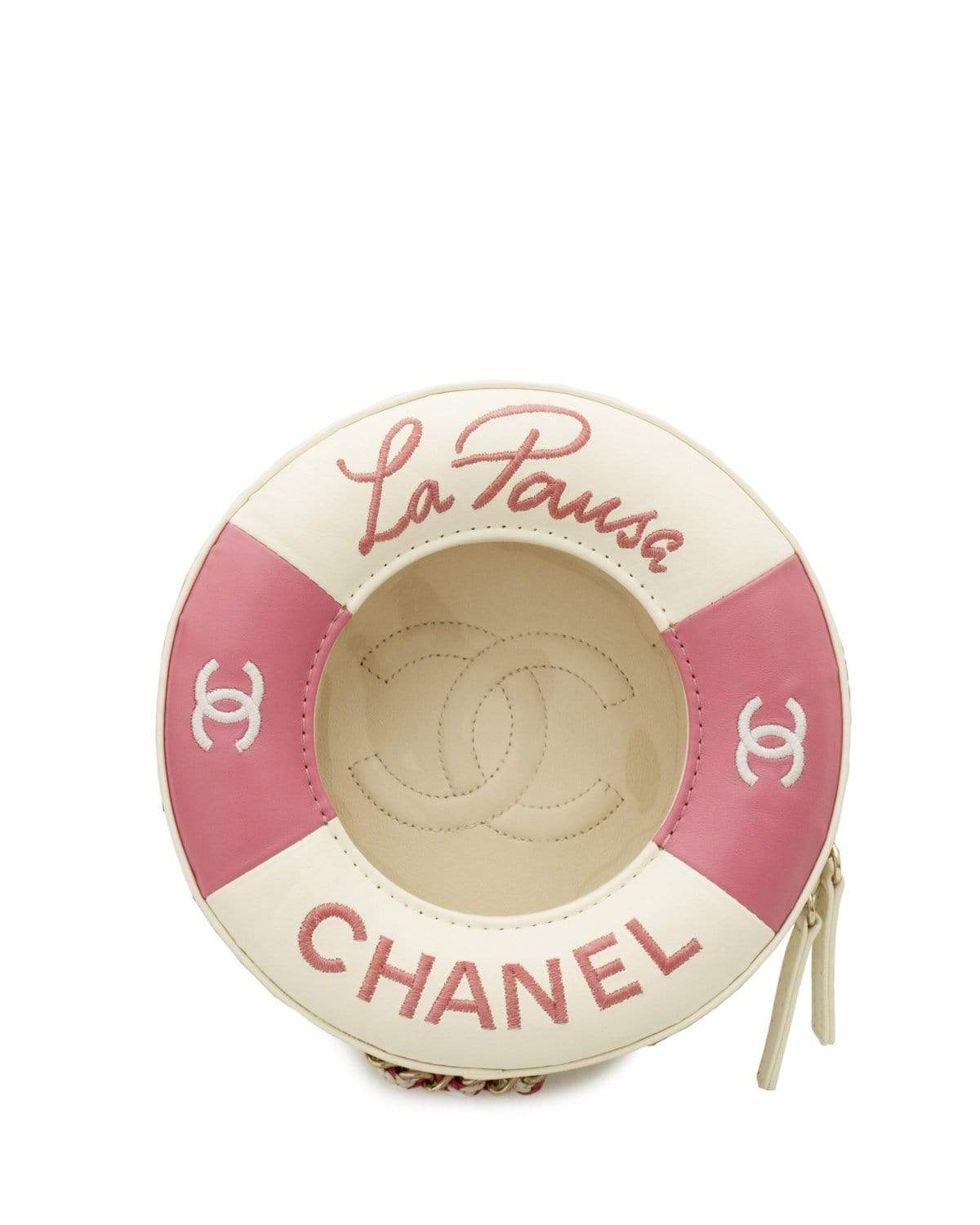 Chanel Chanel Round La Pausa Limited Edition Pink and White Runway  - ADL1624