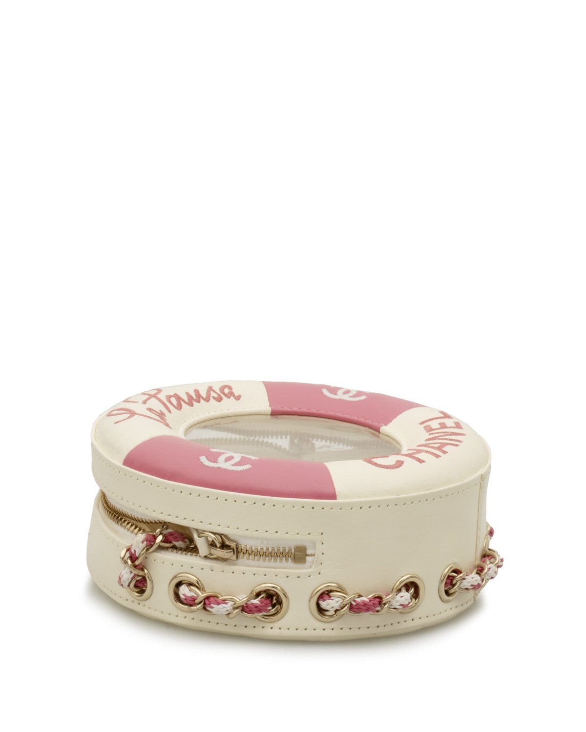 Chanel Chanel Round La Pausa Limited Edition Pink and White Runway  - ADL1624