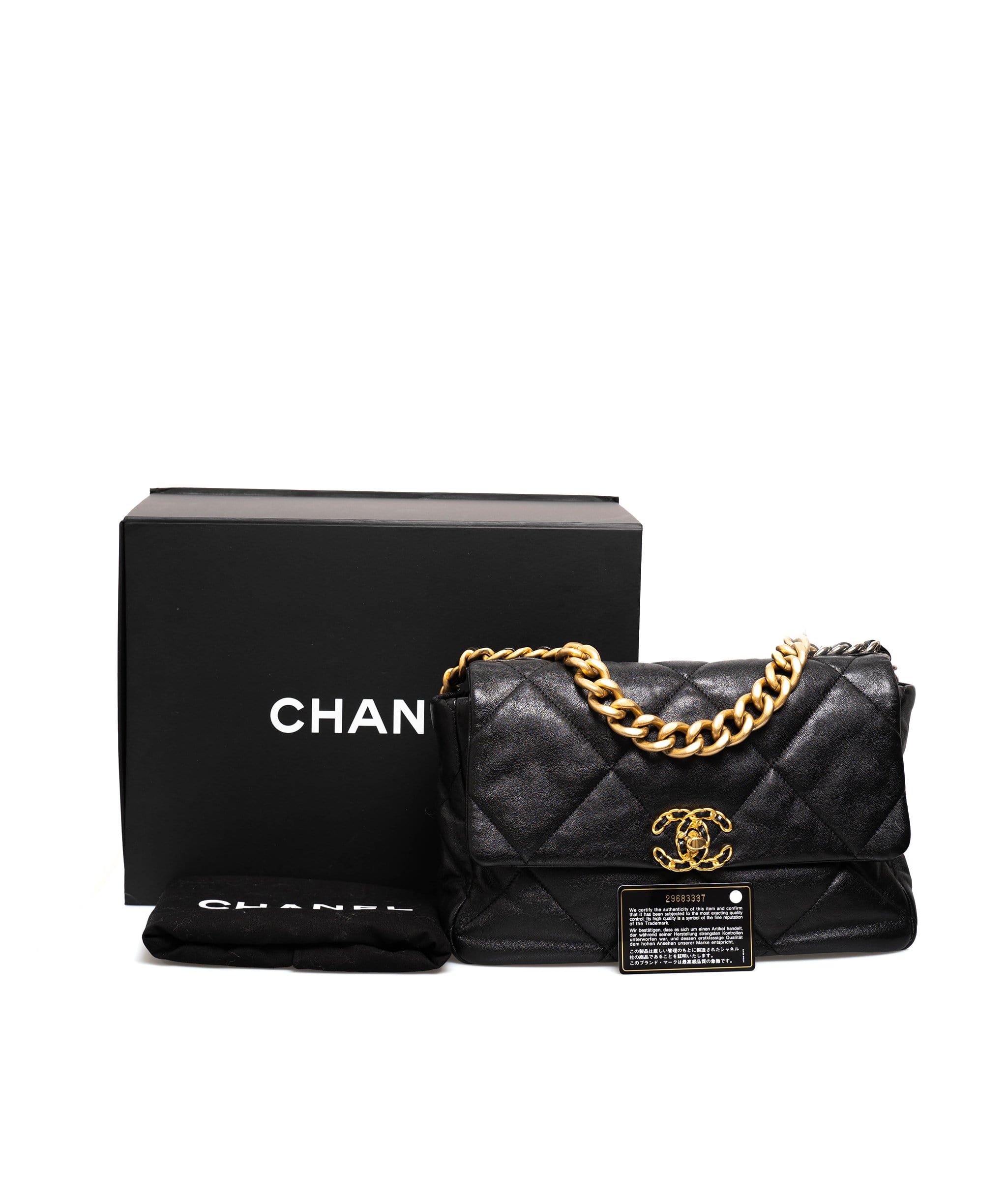 Chanel Chanel S19 Bag Black Large - AWL1819