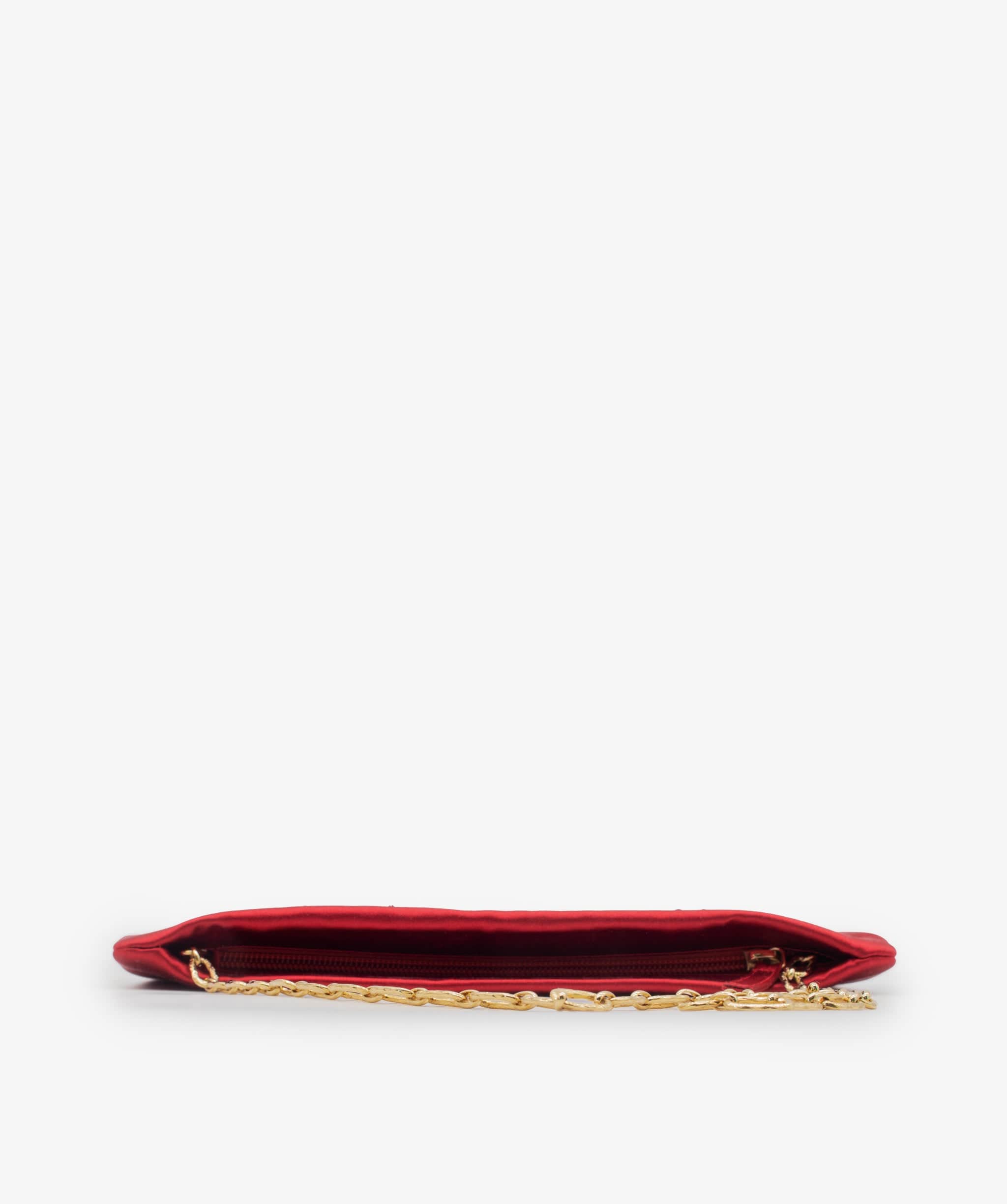 Chanel Chanel Satin Red Shoulder Bag