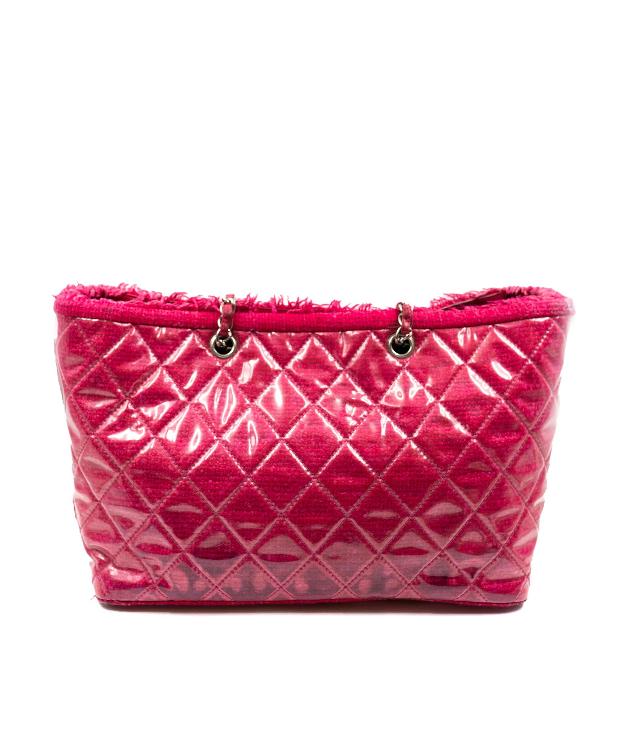 Chanel Chanel Shopper Bag in Fuschia with silver hardware AGC1200