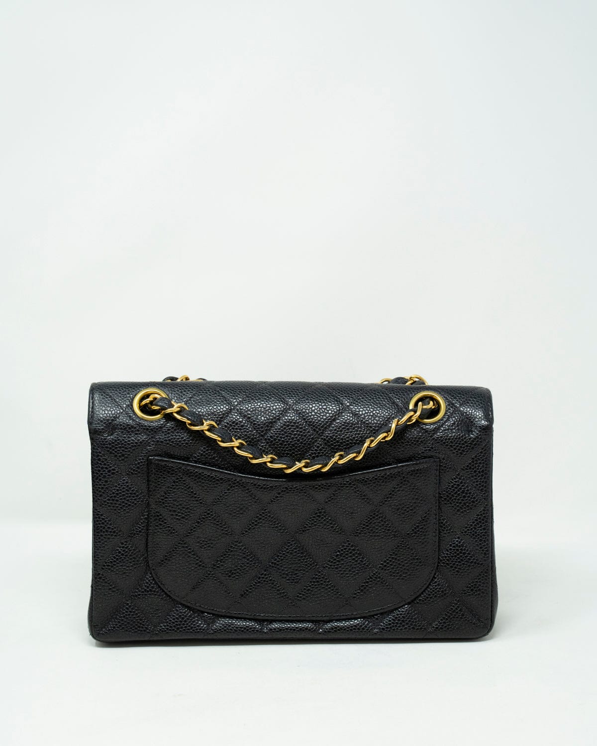 Chanel Chanel Small Black Caviar Flap bag ASL2352