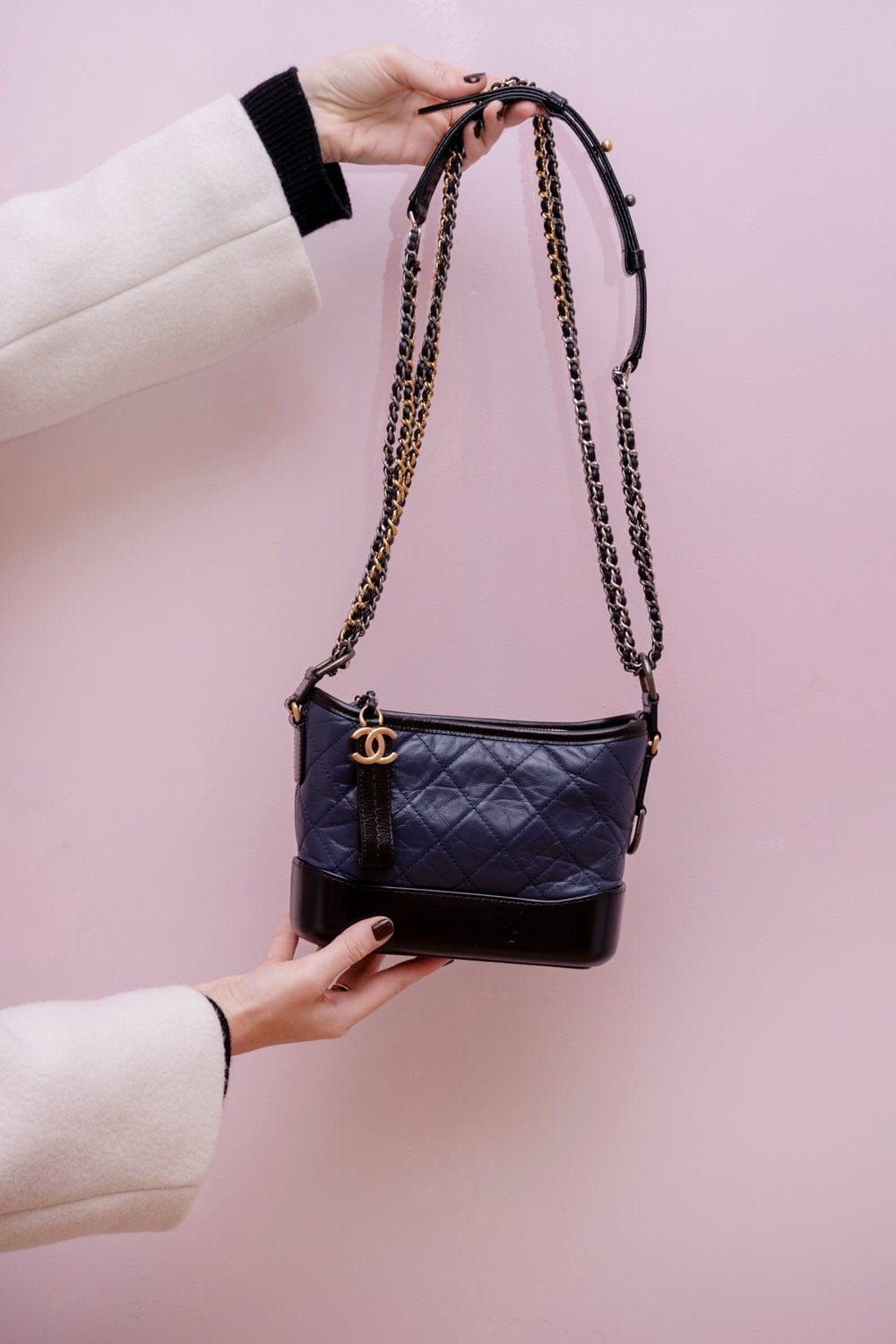 Chanel Chanel Small Navy Gabrielle Hobo Bag - RJL1333