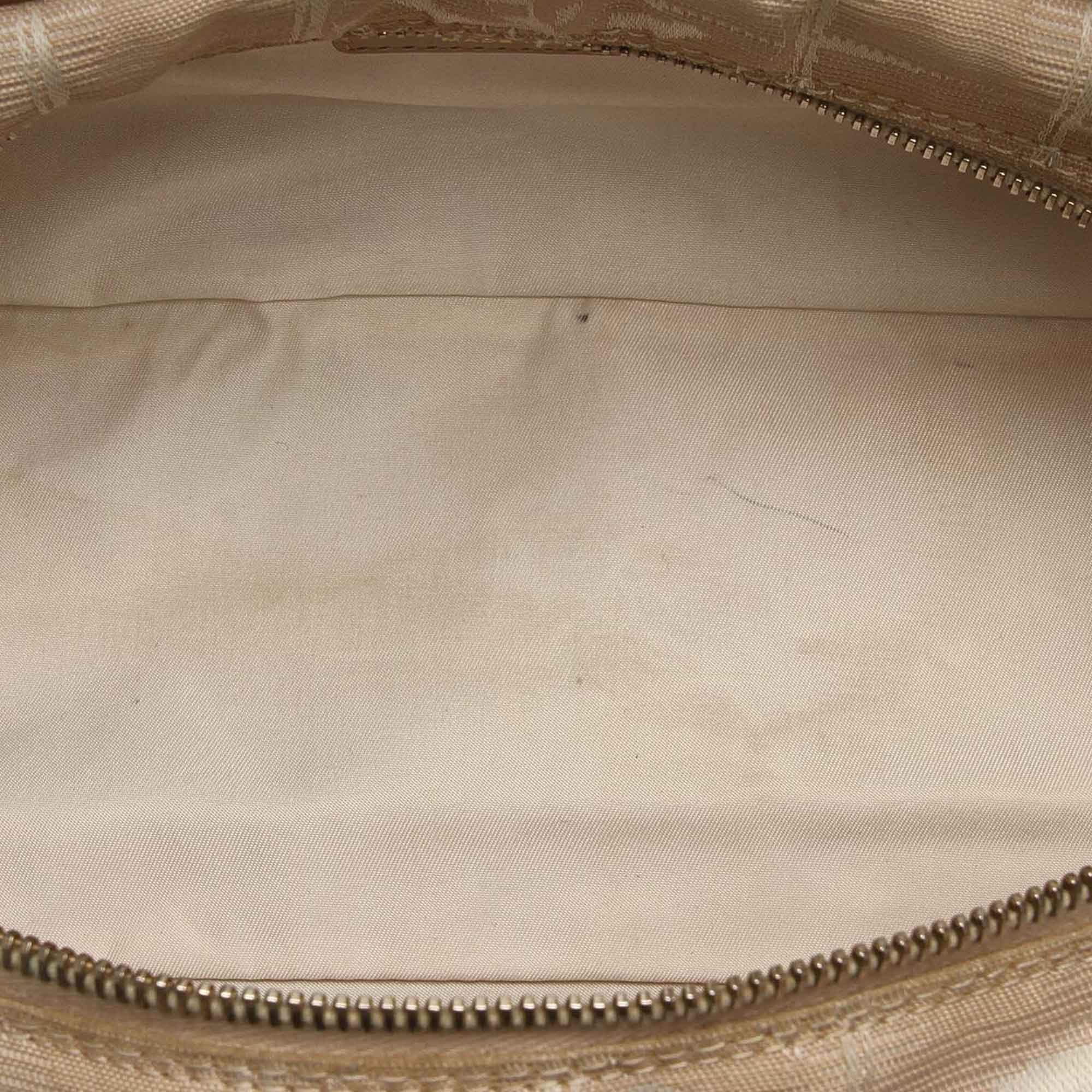 Chanel Chanel Small New Travel Line Light Beige Nylon Handbag - AWL1549