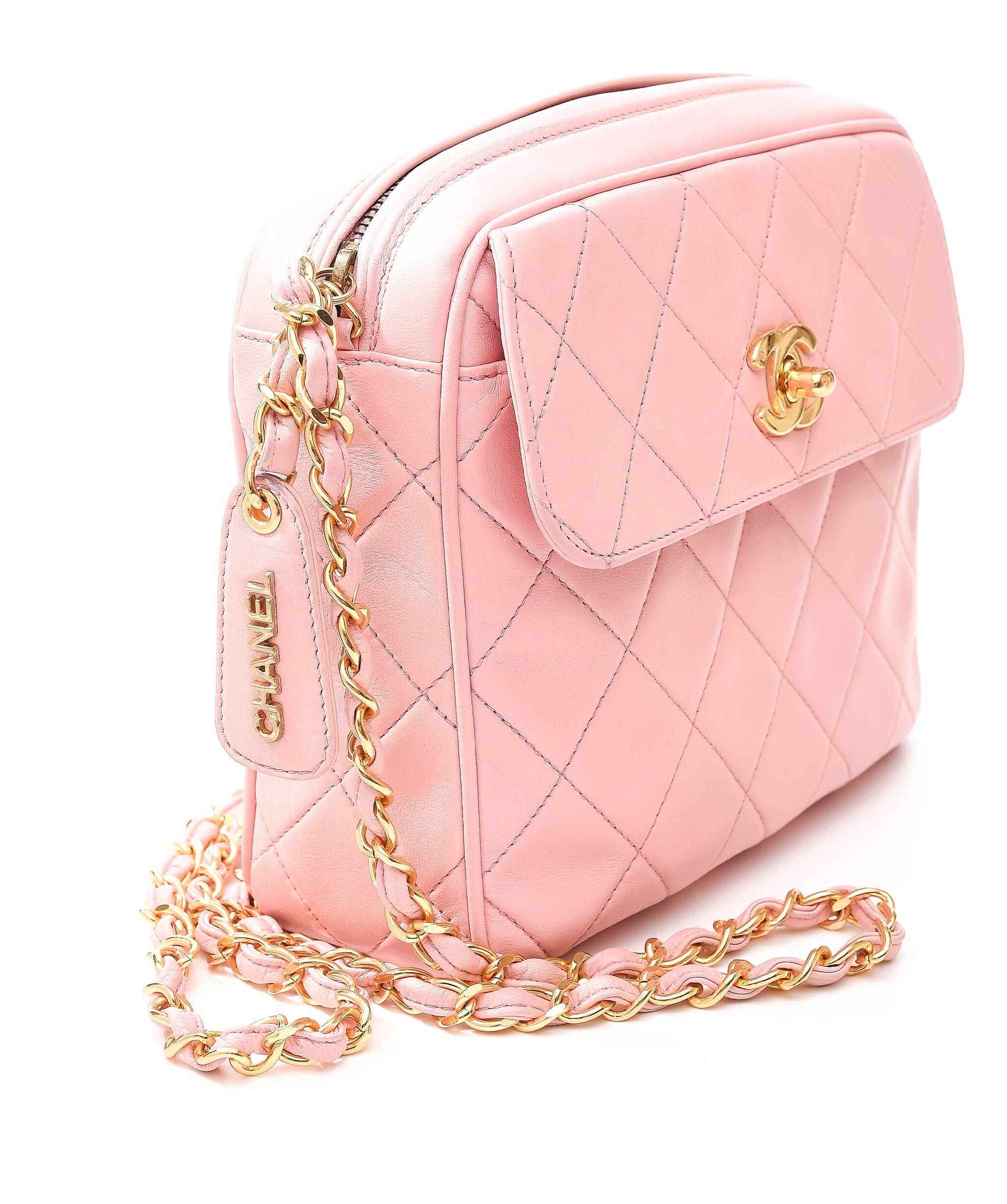 Chanel Chanel Small Pink Lambskin Camera bag - AWL2773