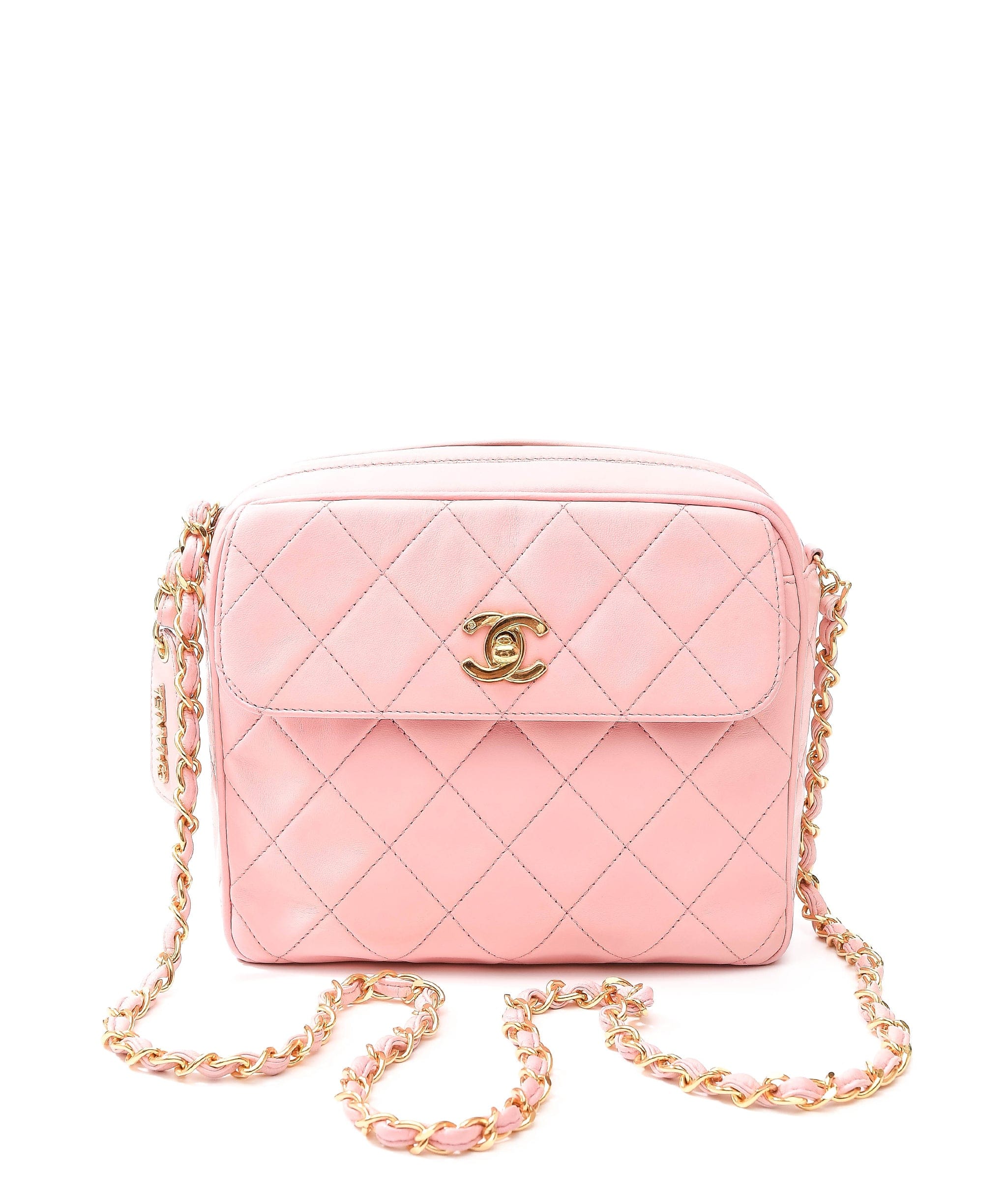 Chanel Chanel Small Pink Lambskin Camera bag - AWL2773