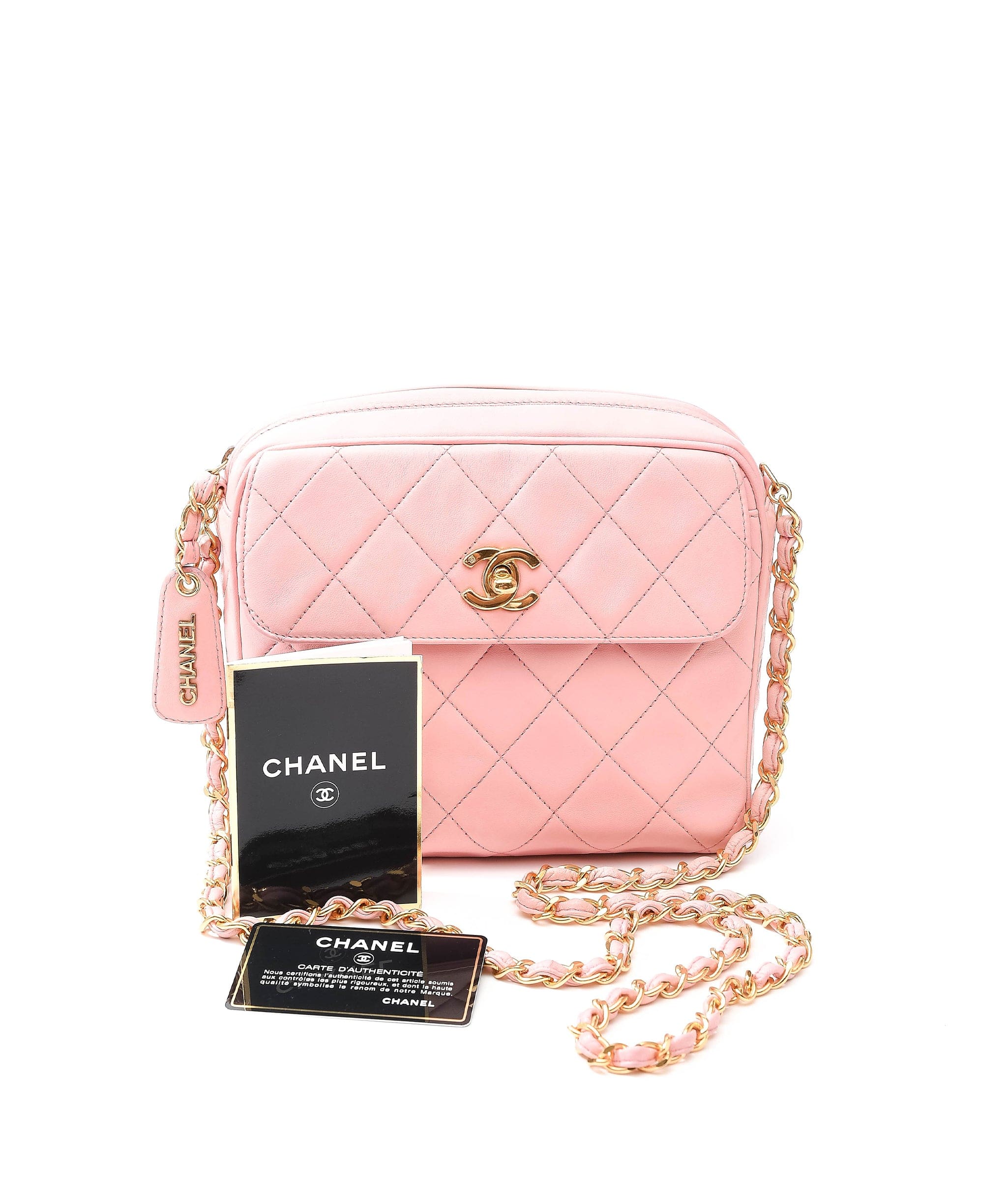 Chanel Chanel Small Pink Lambskin Camera bag - AWL2773