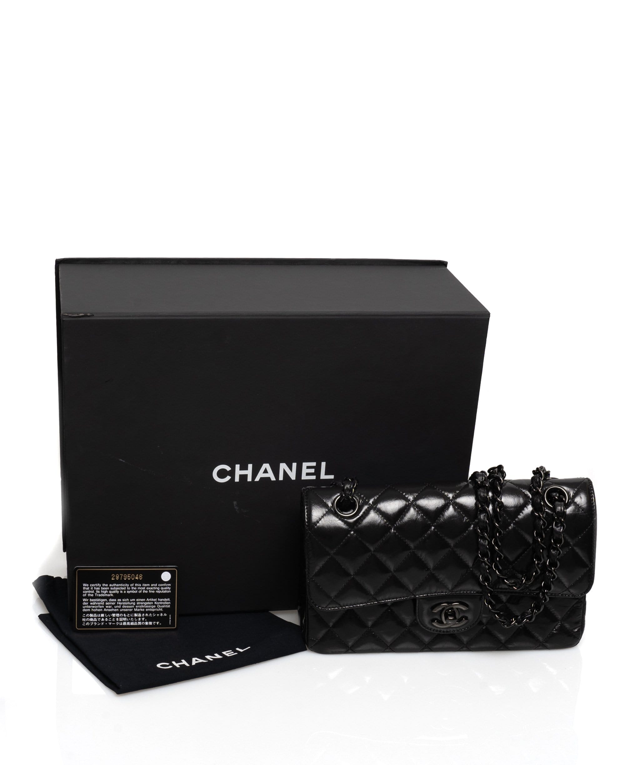 Chanel Chanel So Black Classic 9" Small  Double Flap - AWL1458