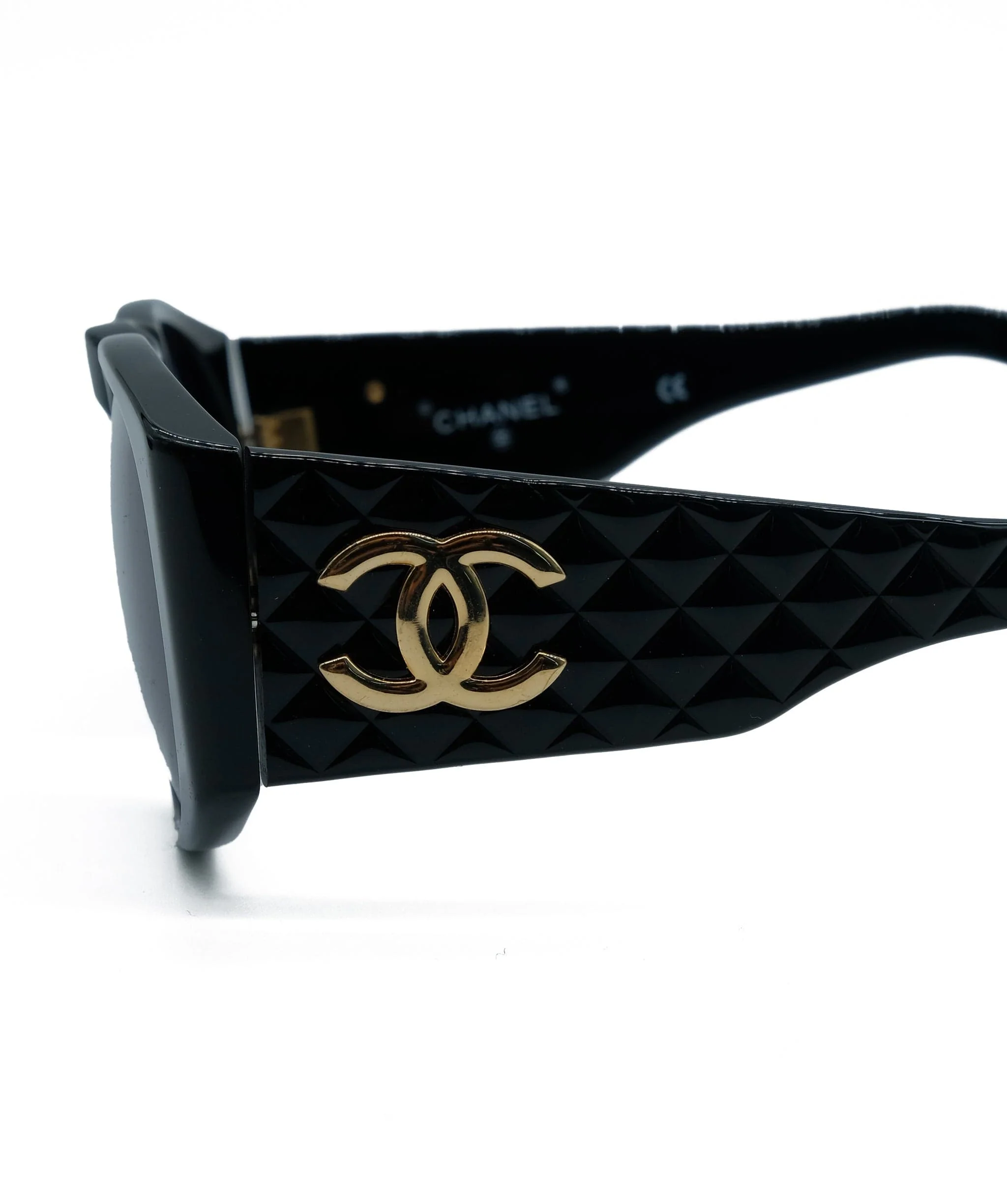 Chanel CHANEL Sunglasses Black CC Auth ar8518 AWL4563