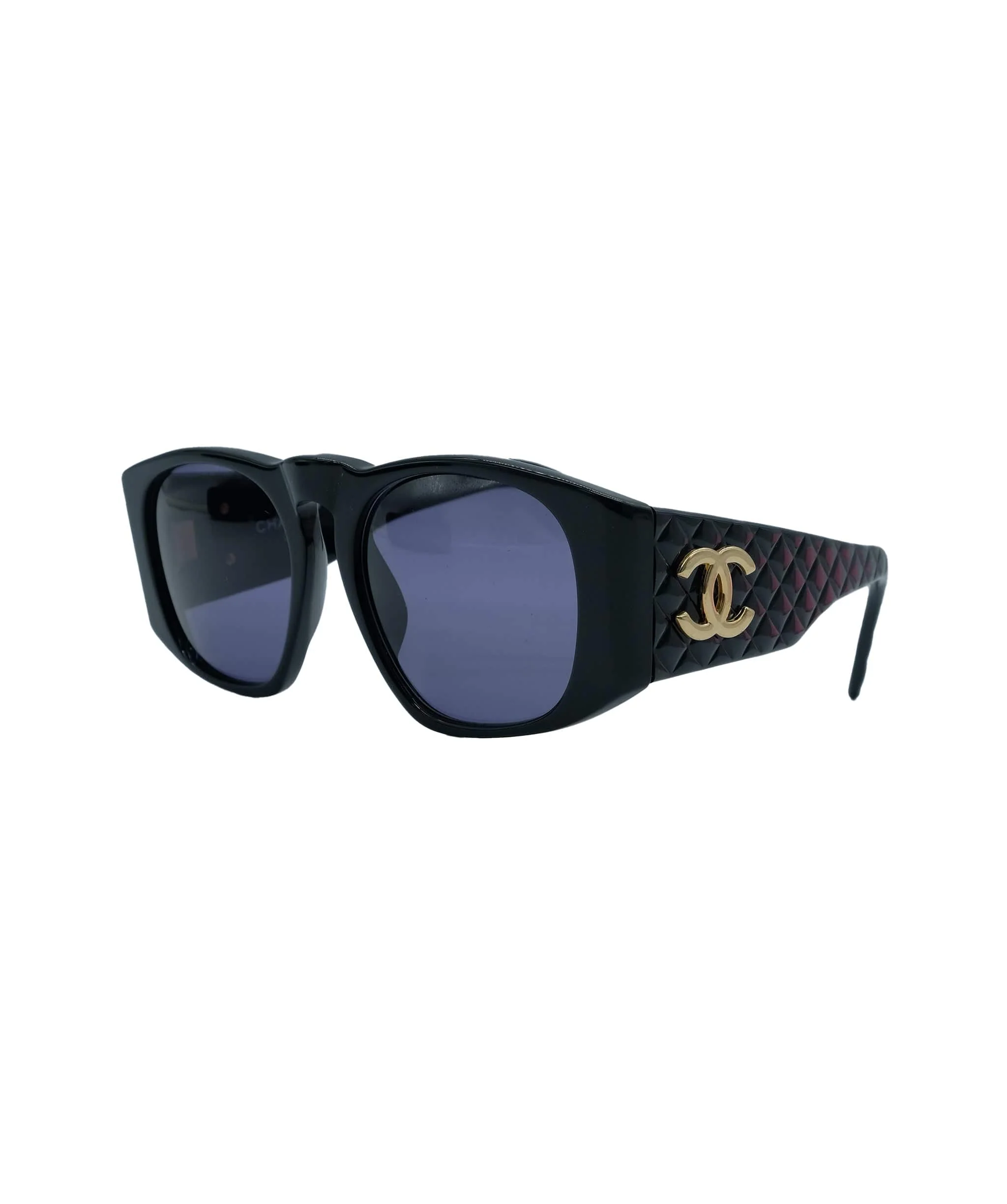 Chanel CHANEL Sunglasses Black CC Auth ar8518 AWL4563