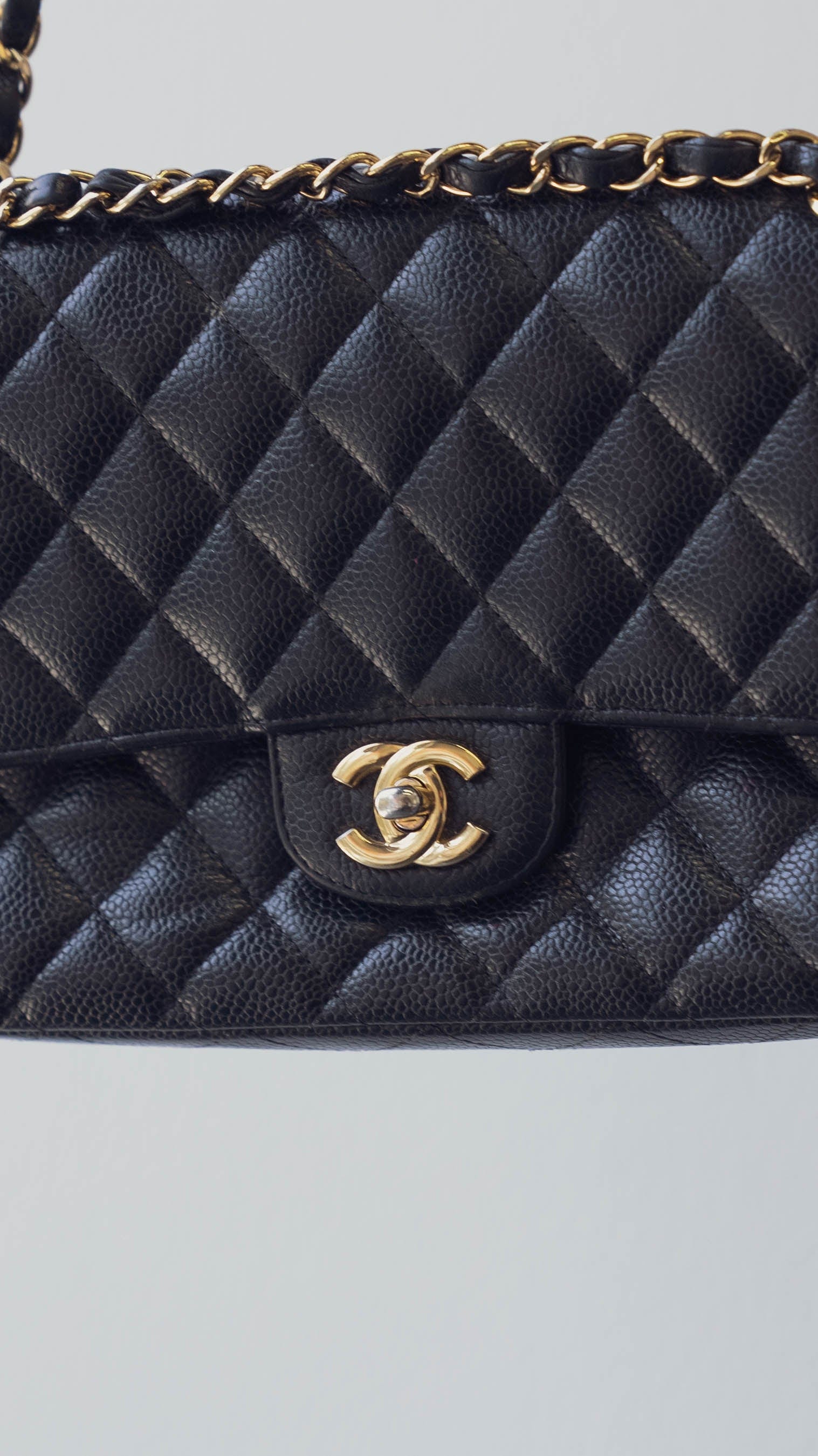 Chanel Chanel Timeless Medium Bag Caviar Black GHW - ASL2037