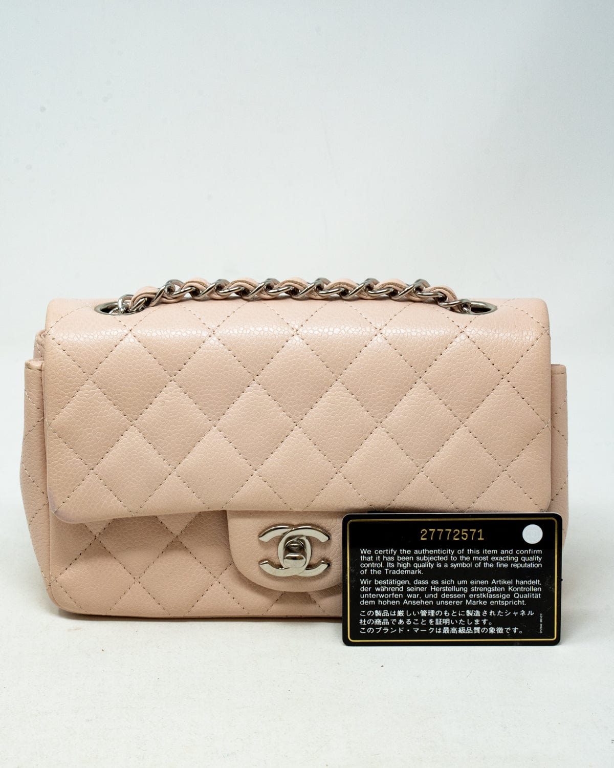 Chanel Chanel Timeless Mini Bag Pink Caviar ASL3477