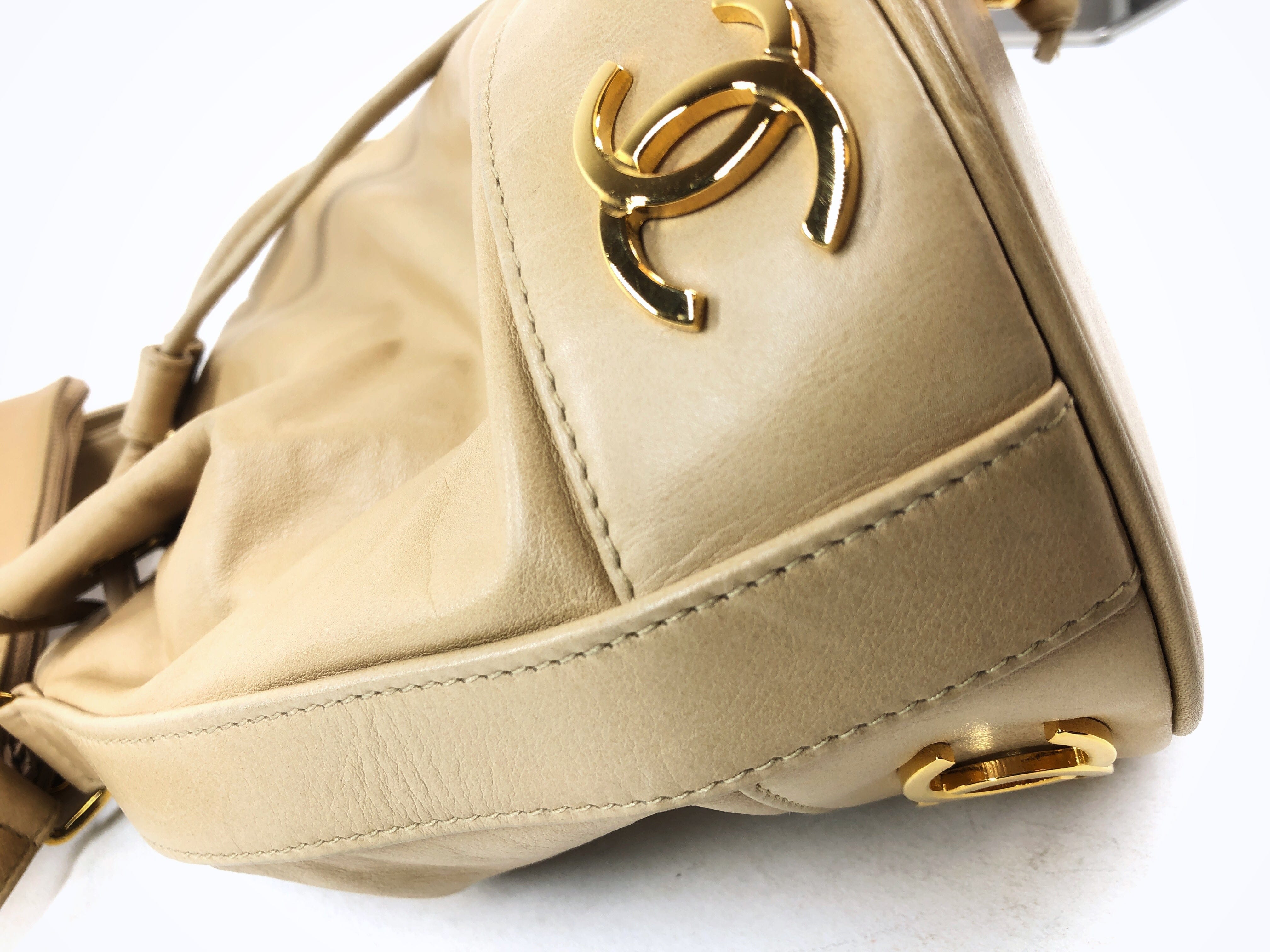 Chanel Chanel Triple Coco Drawstring Bucket Bag PXL1743