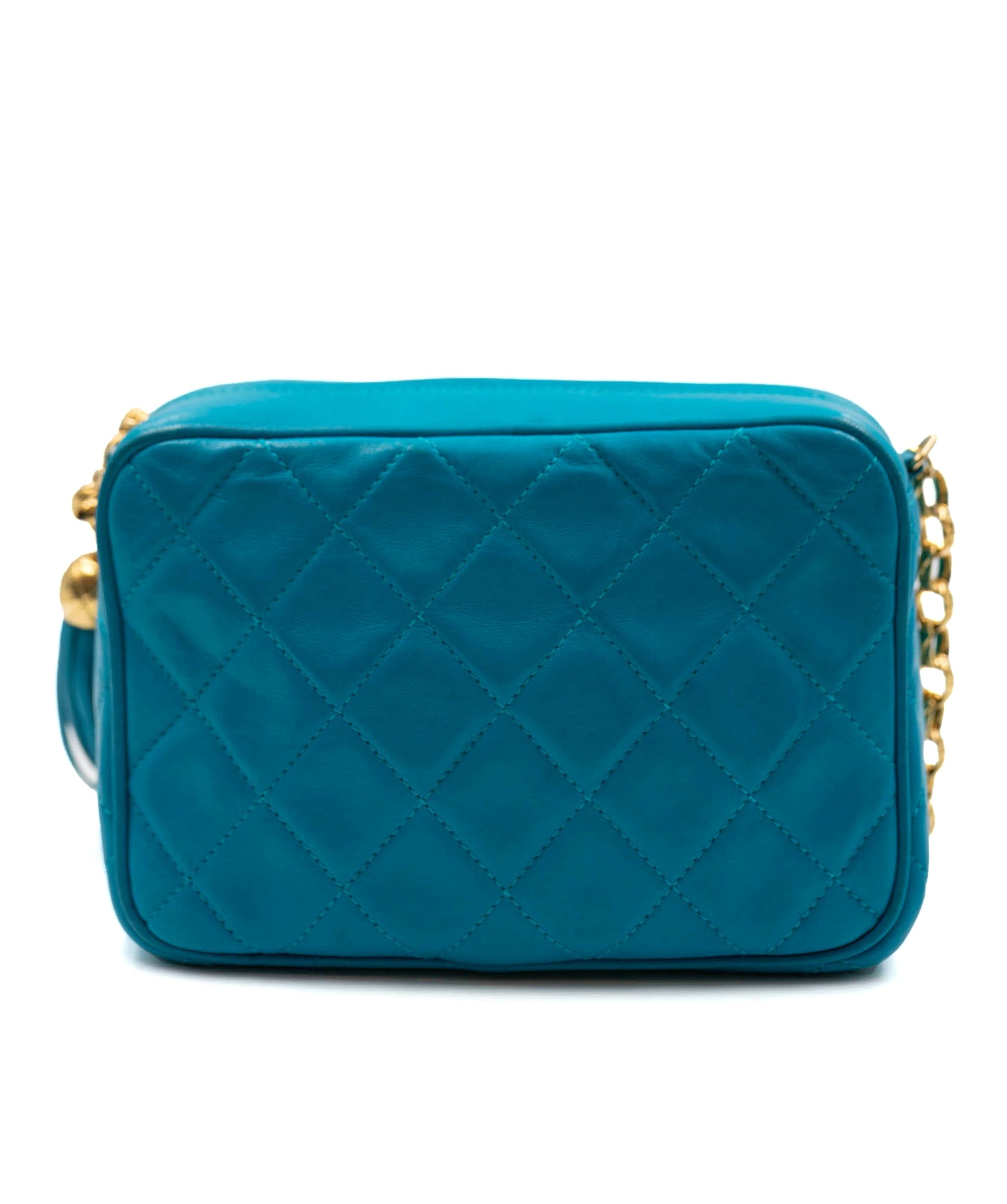 Chanel Chanel Turqouise Blue Camera bag with GHW - AWL3635