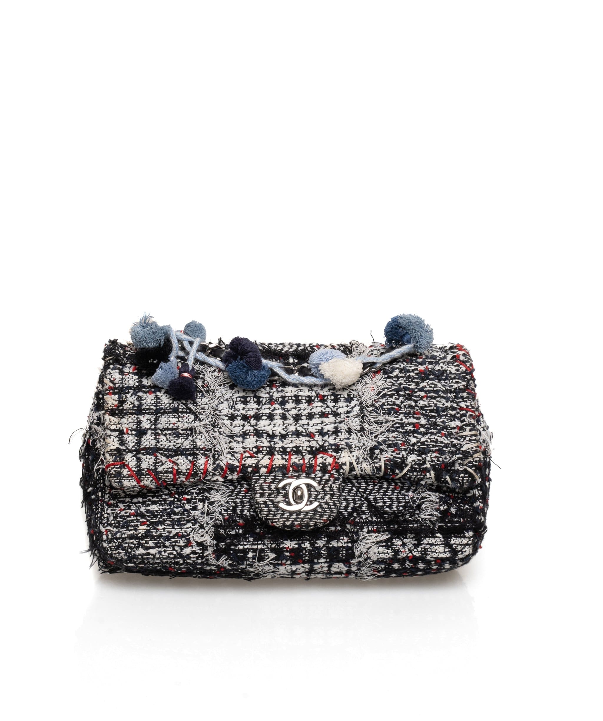 Chanel Chanel tweed Pom-Pom Single Flap bag - ADL1409