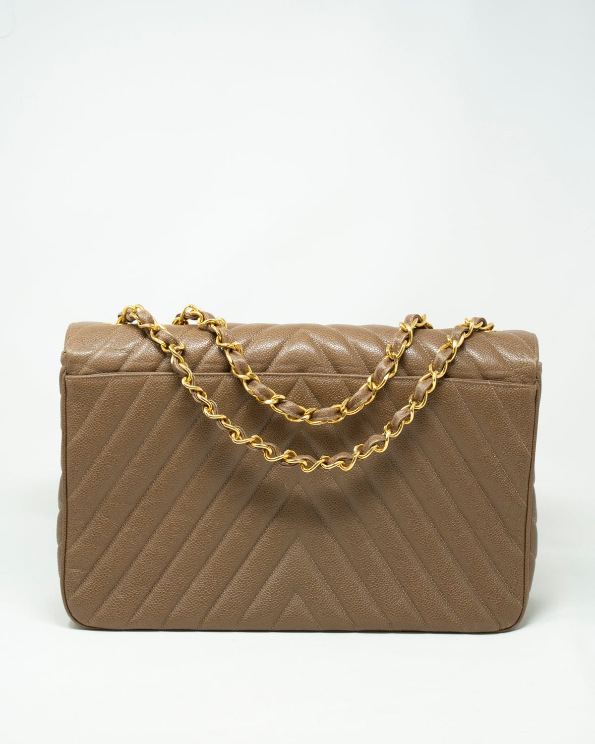 Chanel Chanel V Stitch Classic Flap Maxi Chain Shoulder Bag - ASL1946