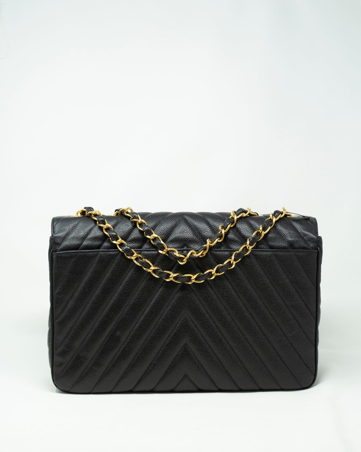 Chanel Chanel V Stitch Classic Flap Maxi Chain Shoulder Bag - ASL1948