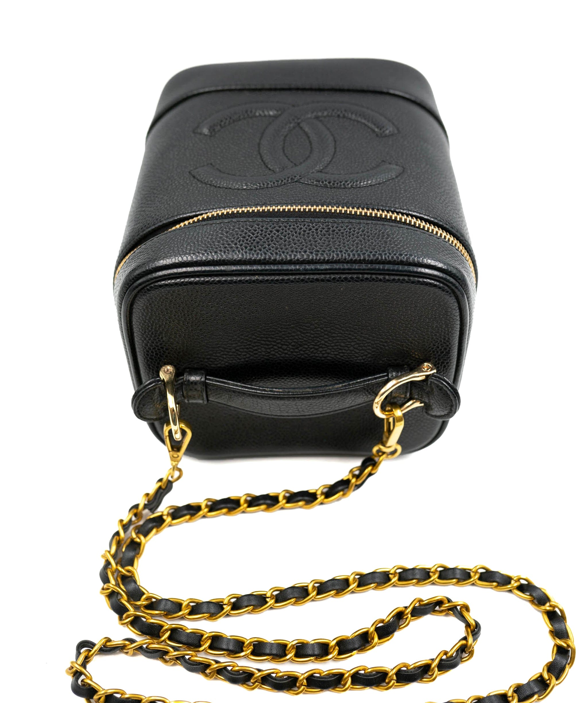 Chanel Chanel VTG Black Vanity Case With GHW SYL1049