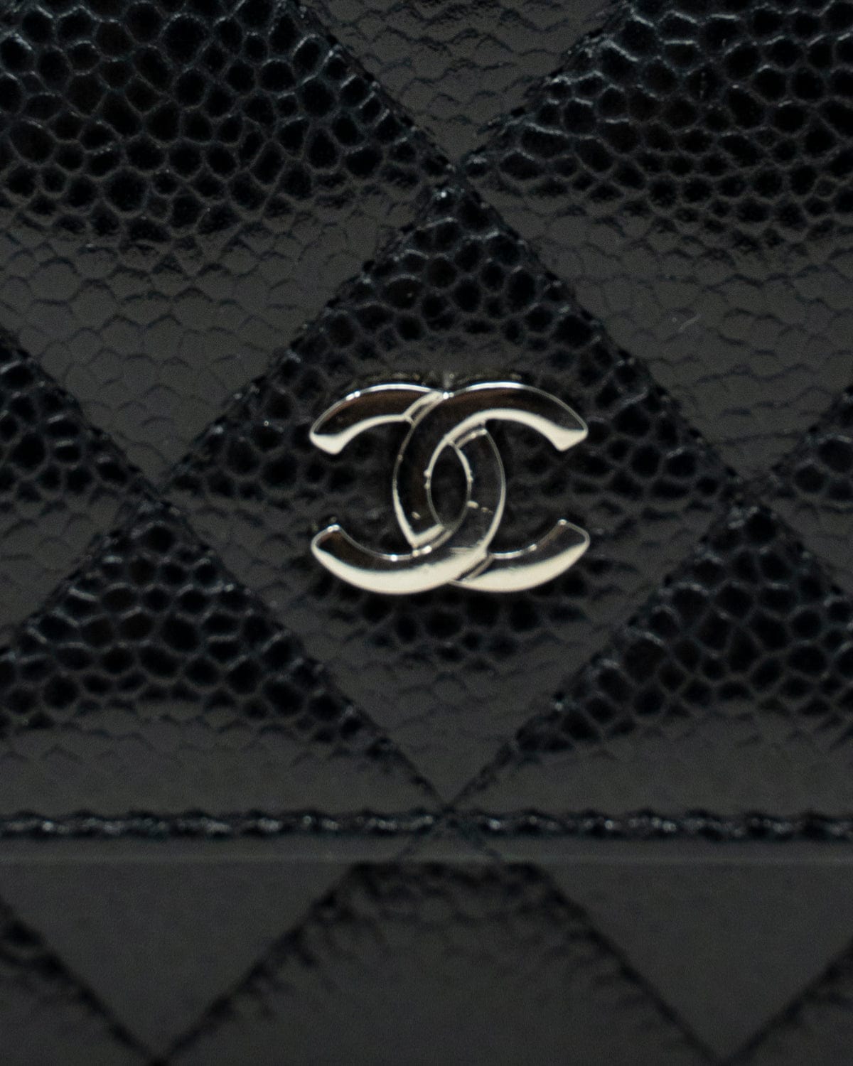 Chanel Chanel wallet on chain black caviar Silver Hardwarwe 2548838 - ADL1869