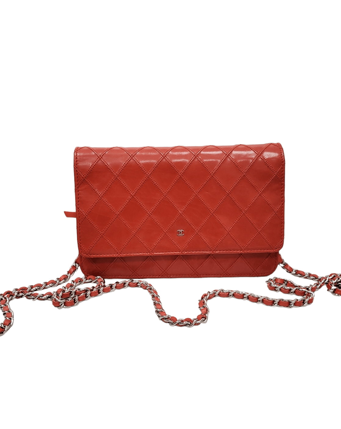 Chanel Chanel Wallet on Chain Red SKC1198