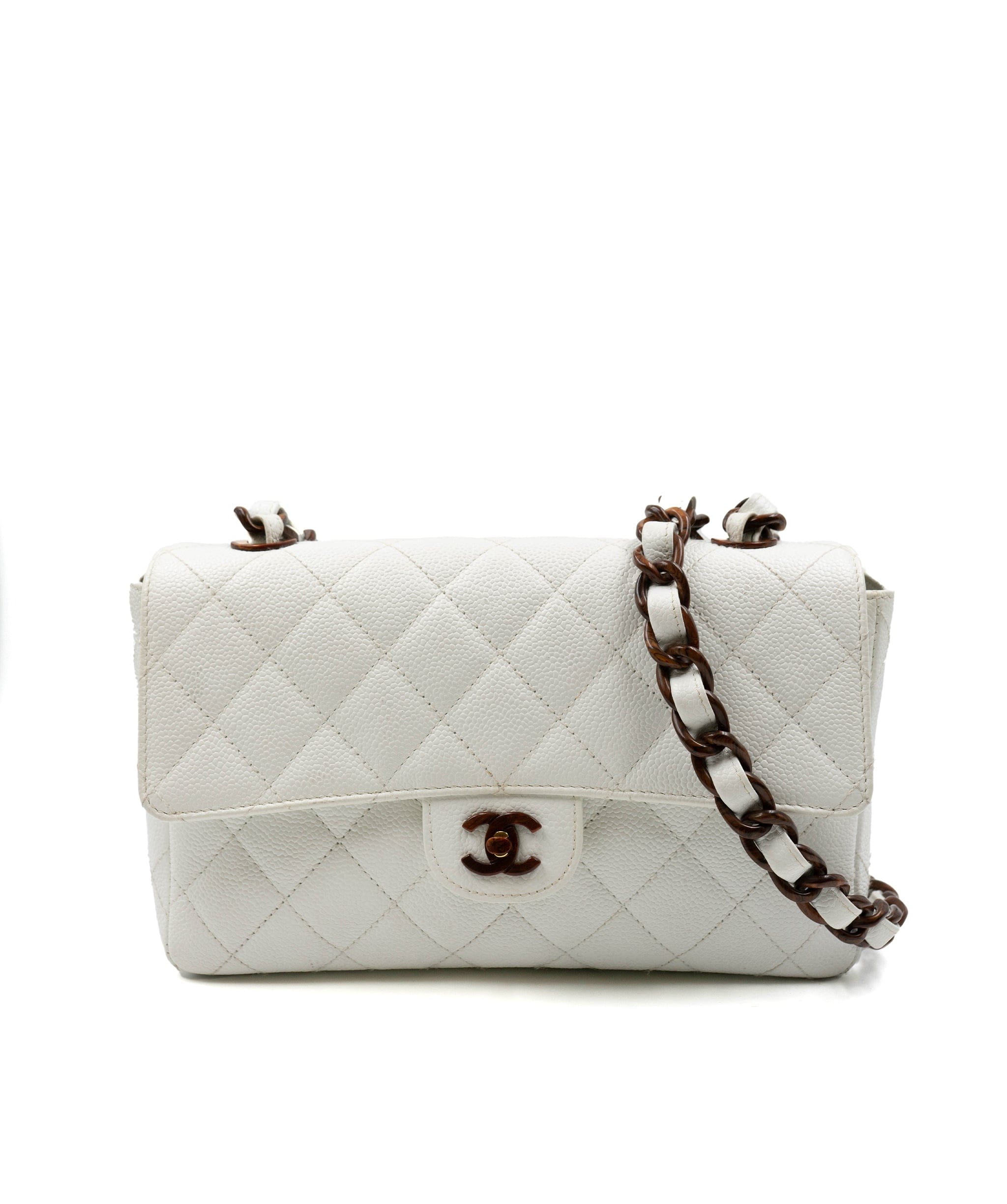 Chanel Chanel White torteishelle bag AGL2299