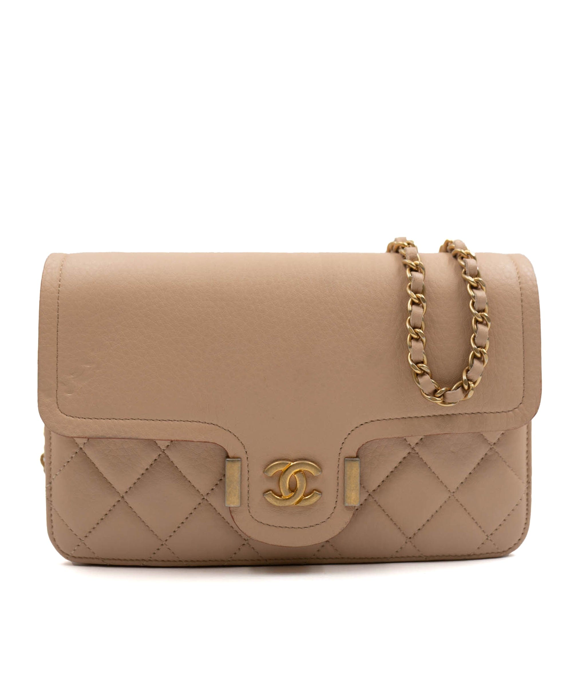 Chanel chanel WOC beige ALC0034