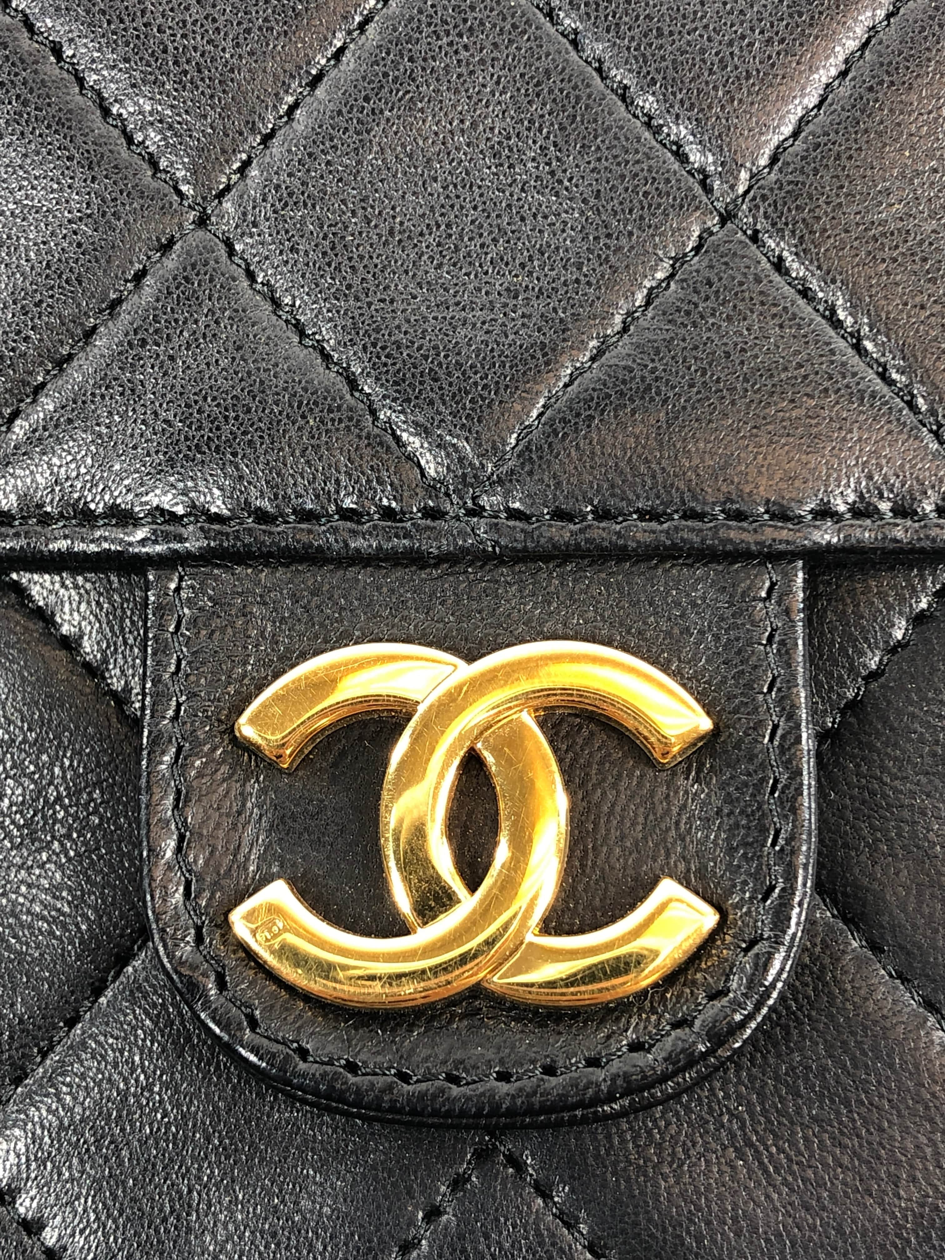 Chanel Lamb Push Lock Mato Shoulder PXL1524