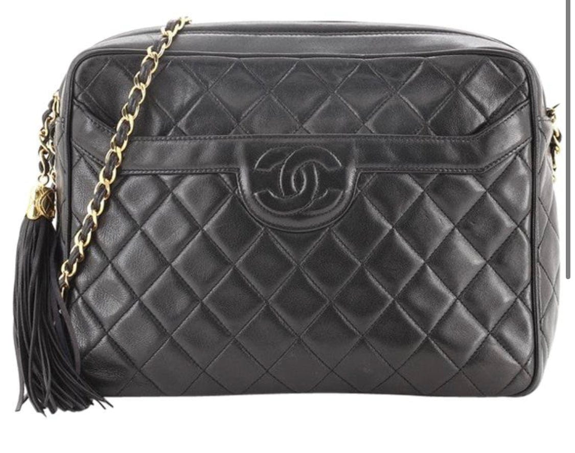 Chanel LP Christos ****Chanel Black Lambskin Camera Bag ASL2347