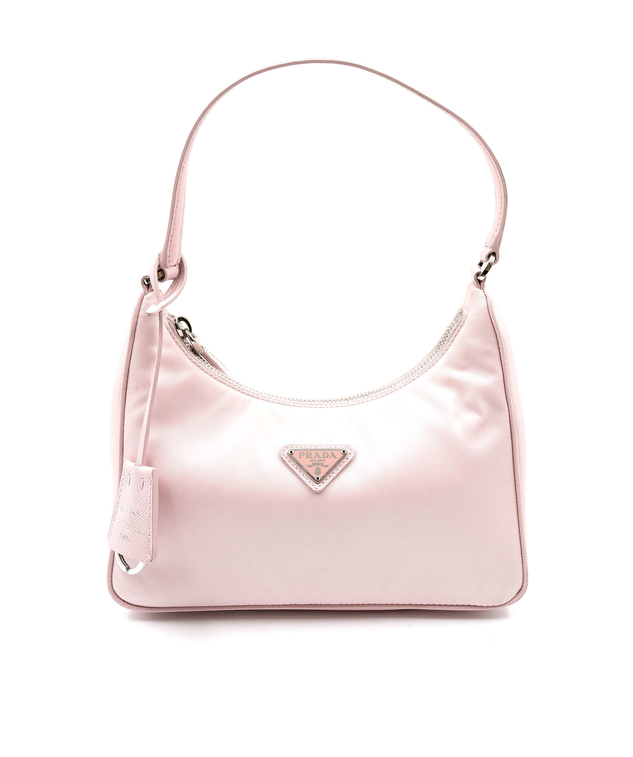 Chanel Prada Pink Nylon Pochette Bag PHW  - AGL2114