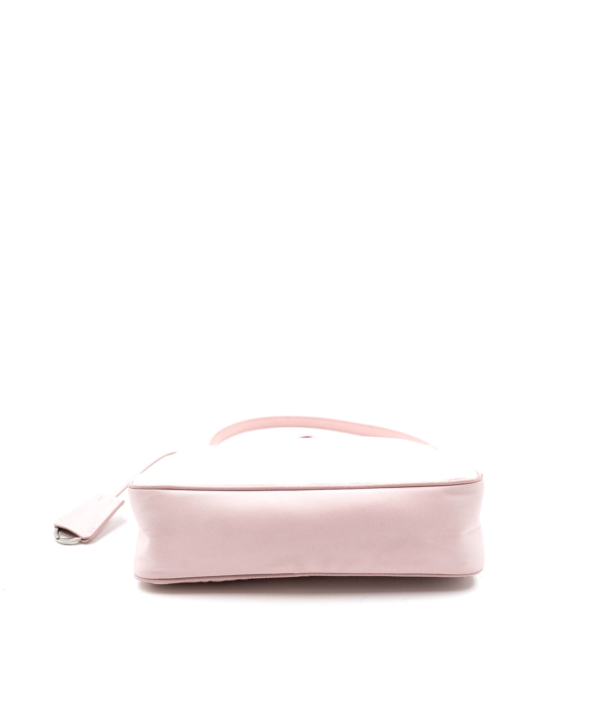 Chanel Prada Pink Nylon Pochette Bag PHW  - AGL2114