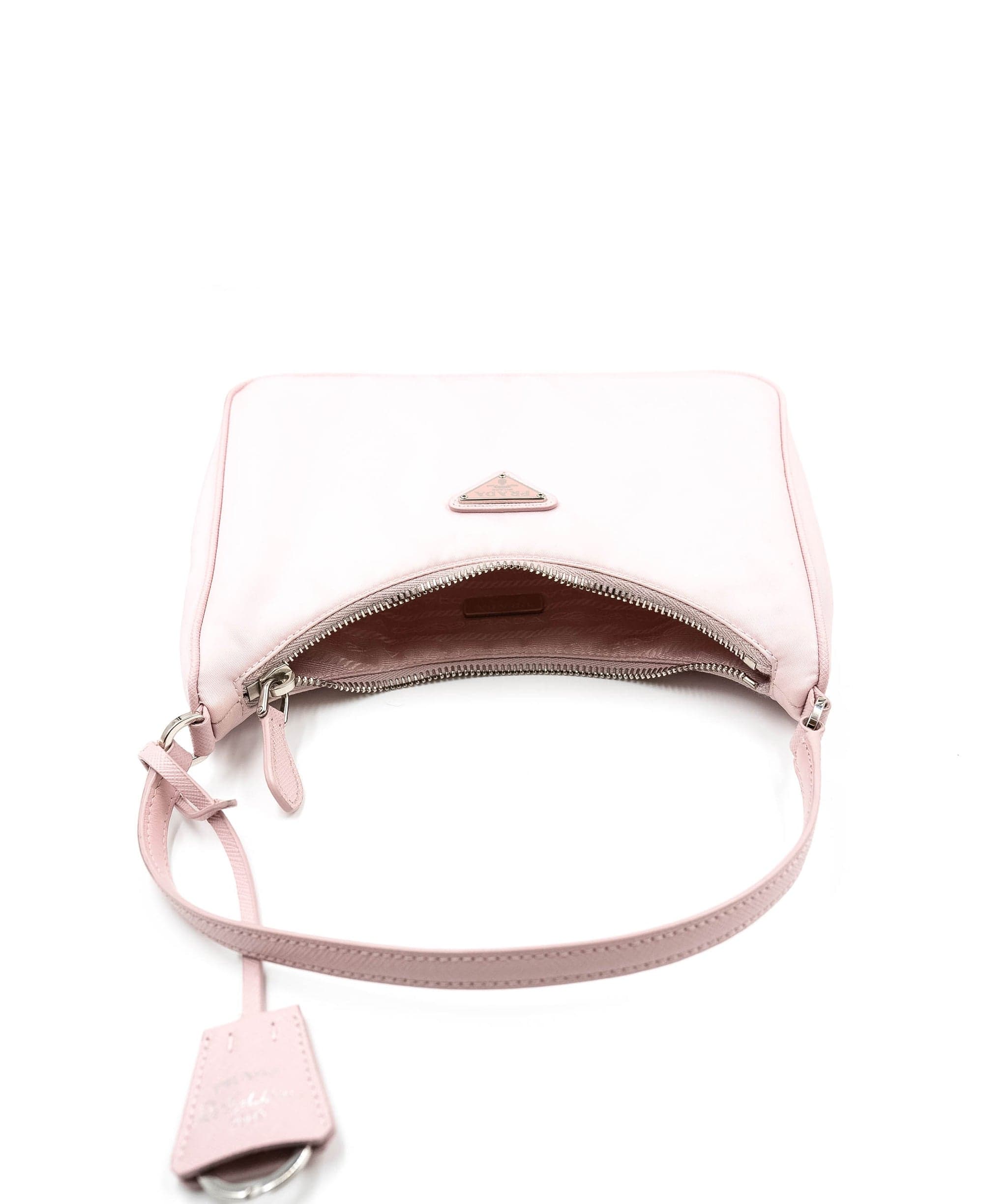 Chanel Prada Pink Nylon Pochette Bag PHW  - AGL2114